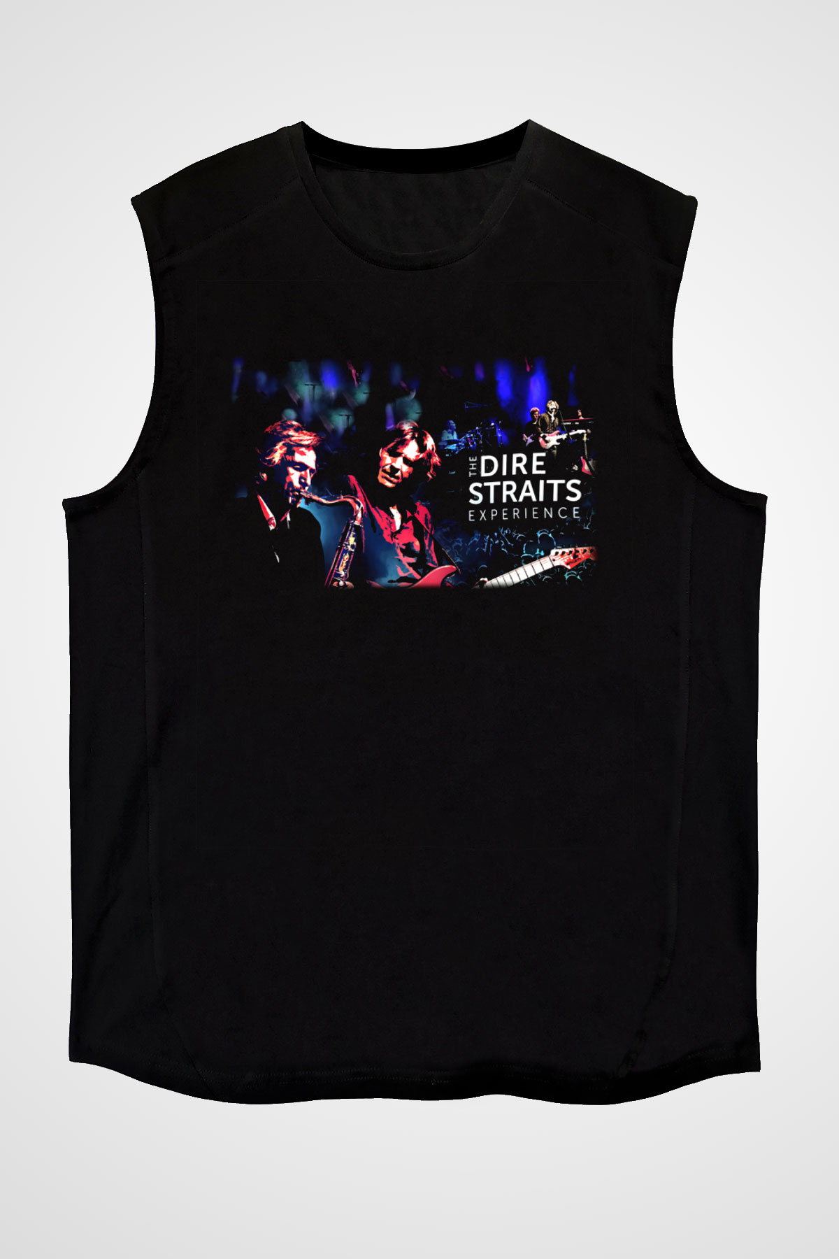 Dire Straits Siyah Unisex Kolsuz Tişört