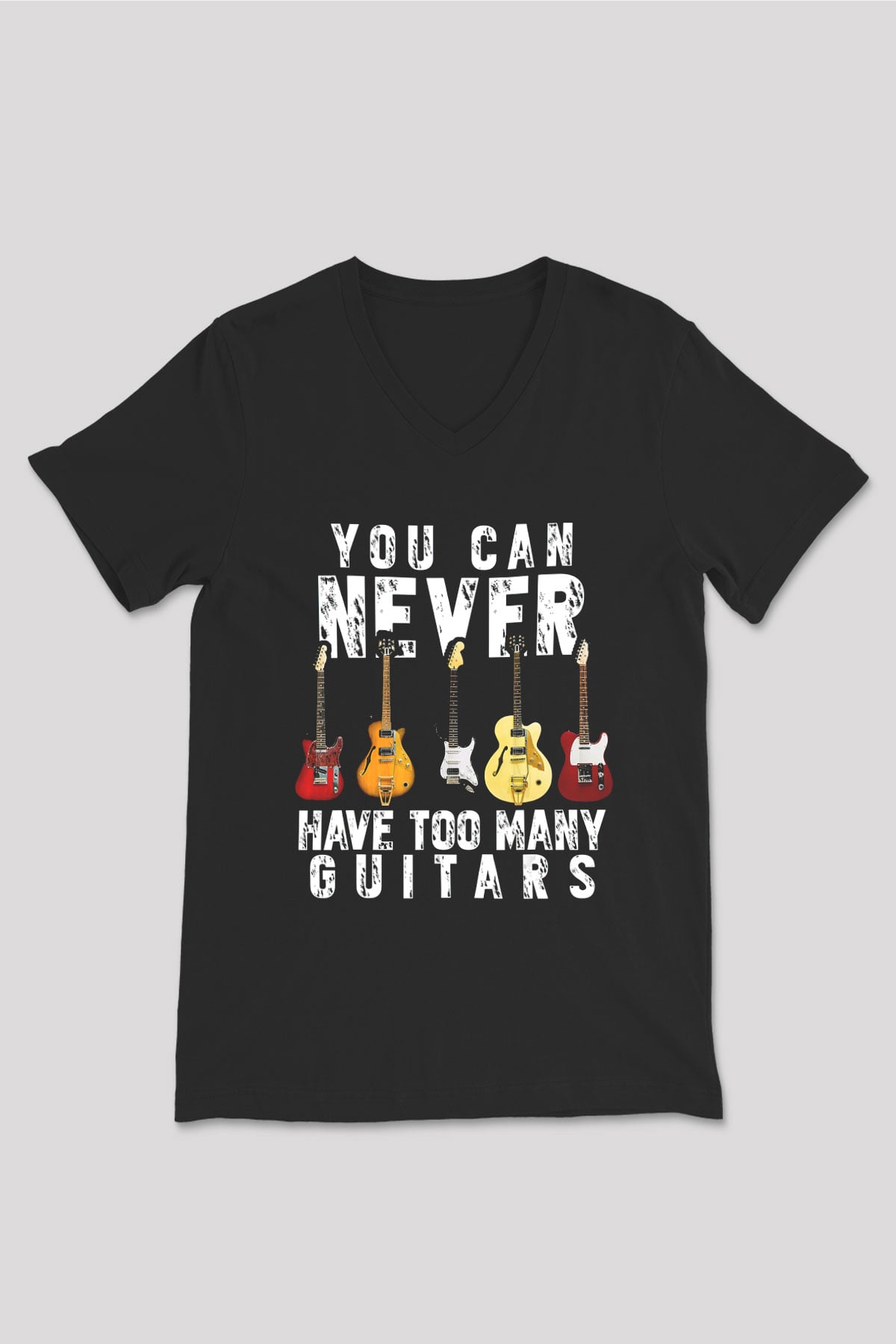 Dire Straits Siyah Unisex V Yaka Tişört