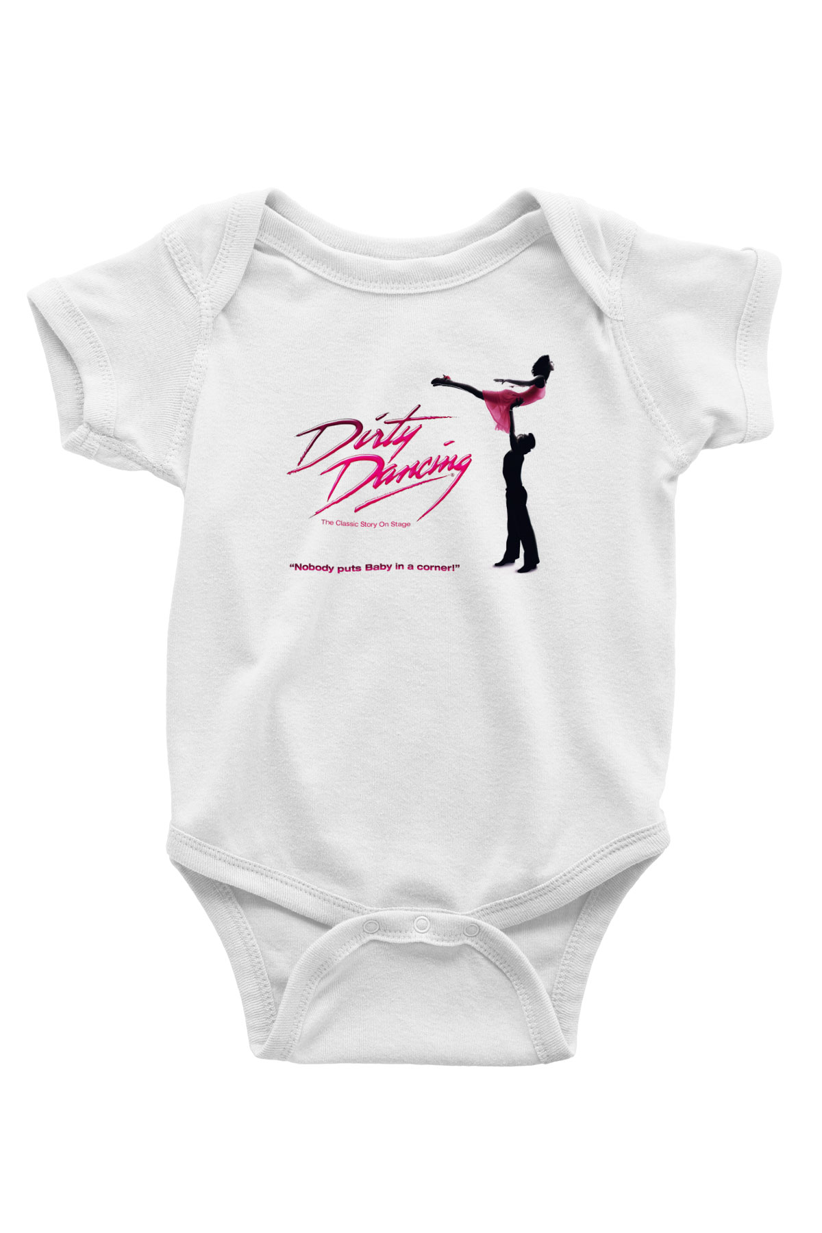 Dirty Dancing Baskılı Beyaz Unisex Bebek Body - Zıbın