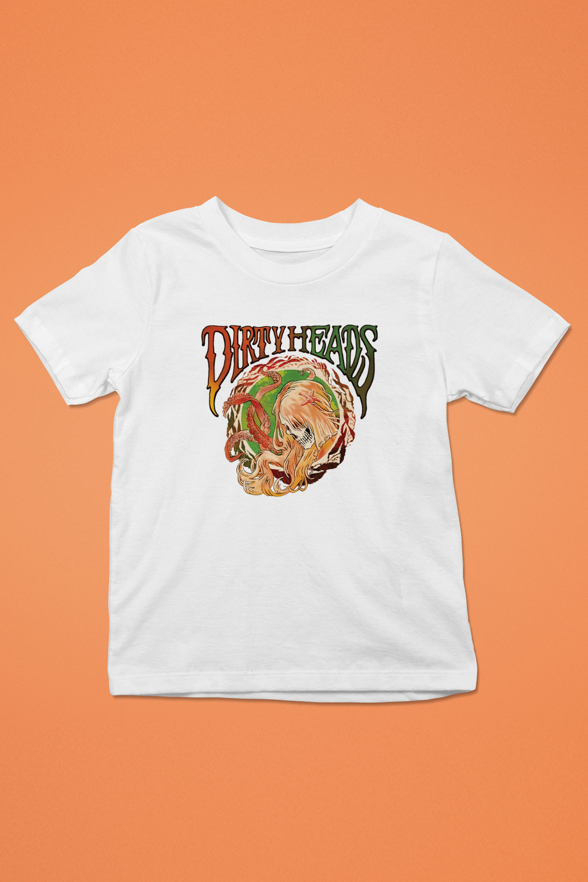 Dirty Heads Beyaz Unisex Çocuk Tişört