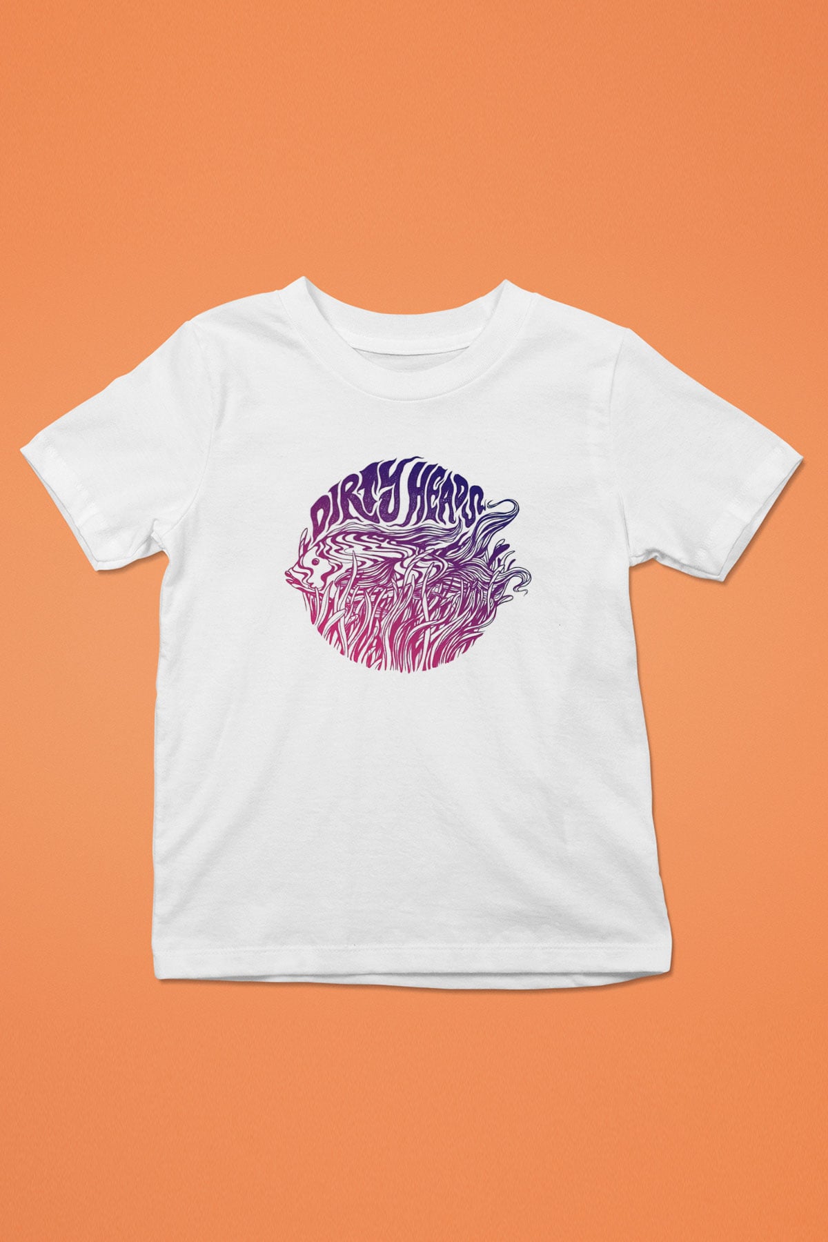 Dirty Heads Beyaz Unisex Çocuk Tişört