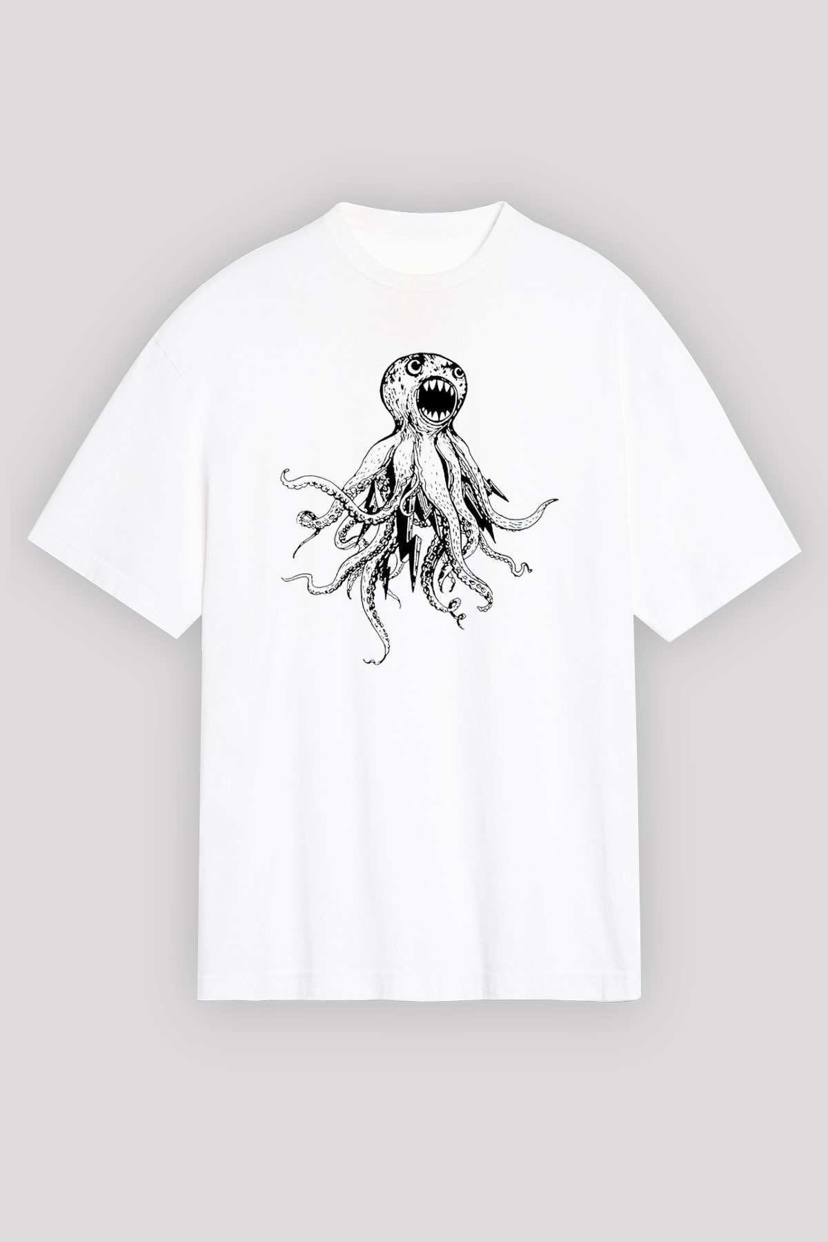 Dirty Heads Beyaz Unisex Oversize Tişört T-Shirt