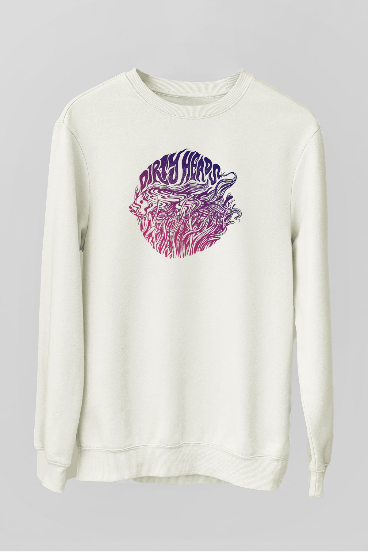 Dirty Heads Beyaz Unisex Sweatshirt