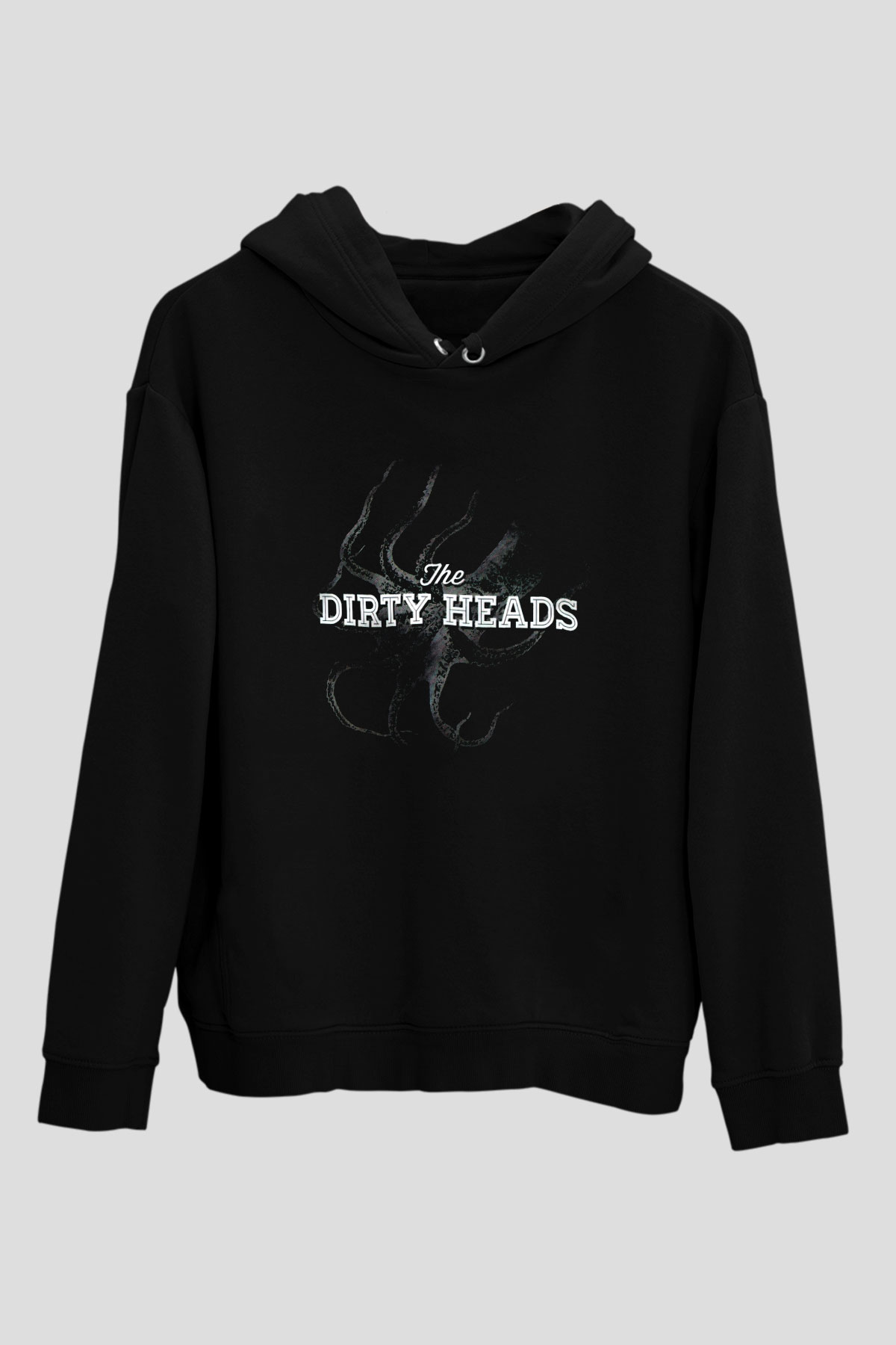 Dirty Heads Siyah Unisex Kapüşonlu Sweatshirt