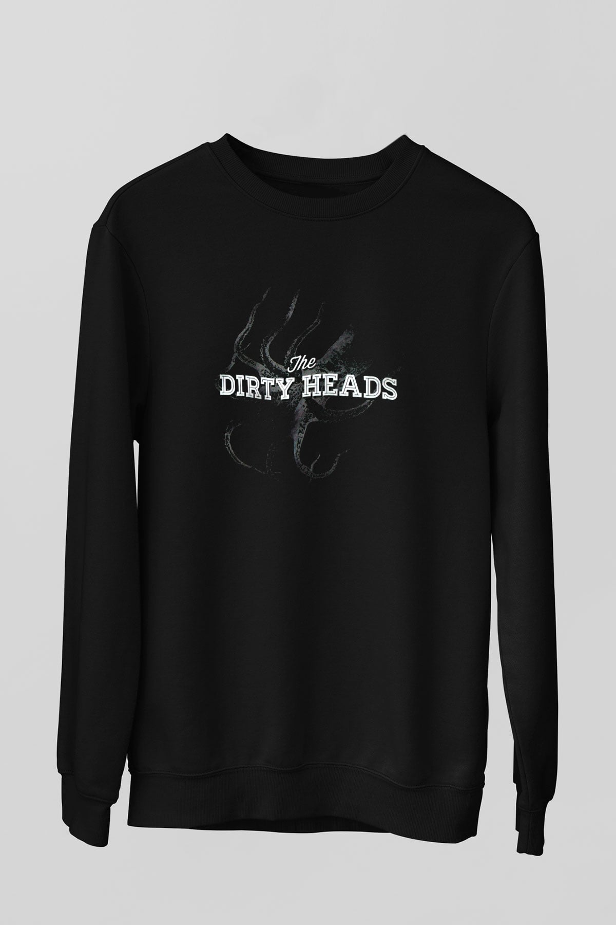Dirty Heads Siyah Unisex Sweatshirt