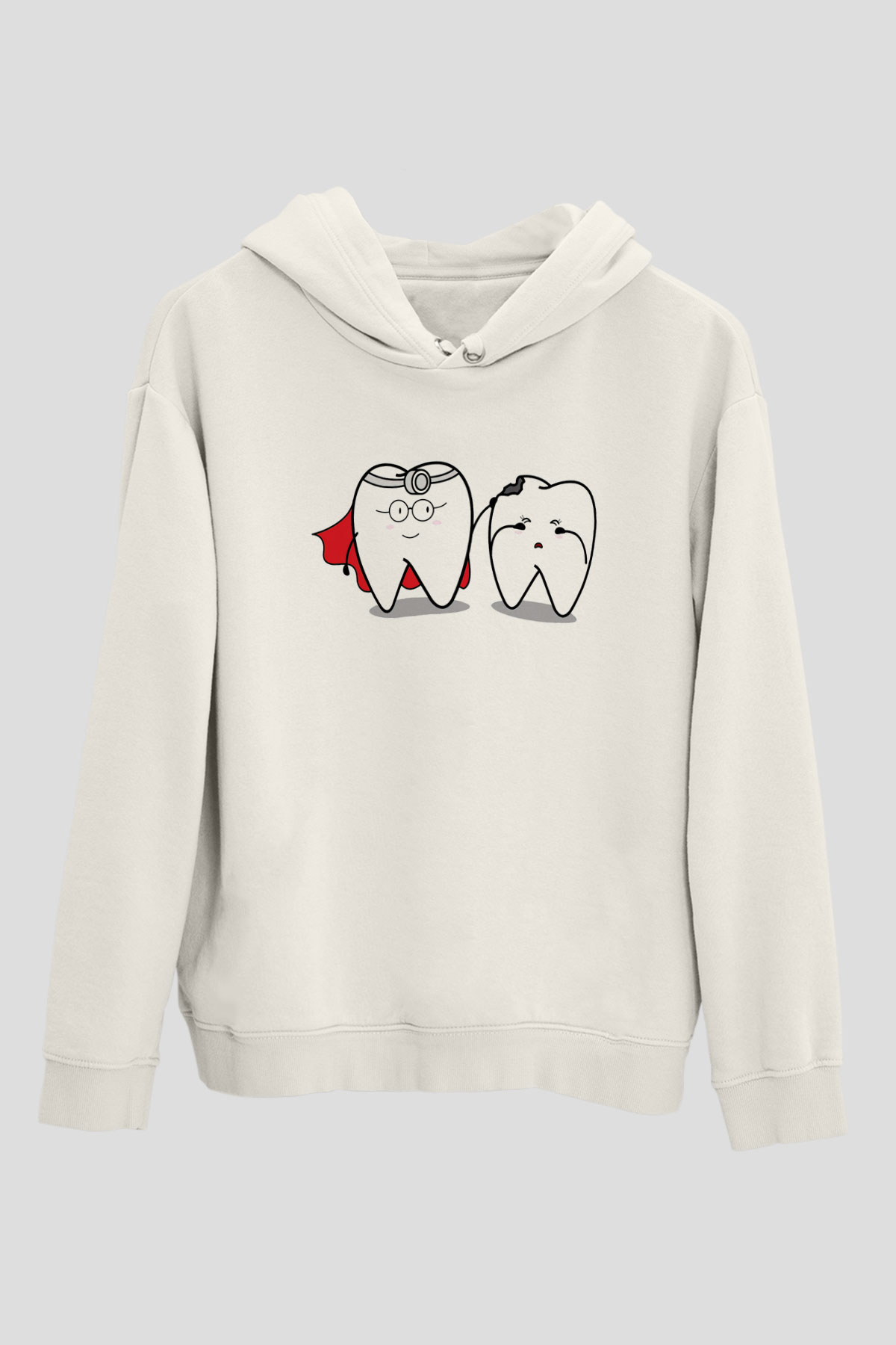 Diş hekimi Beyaz Unisex Hoodie