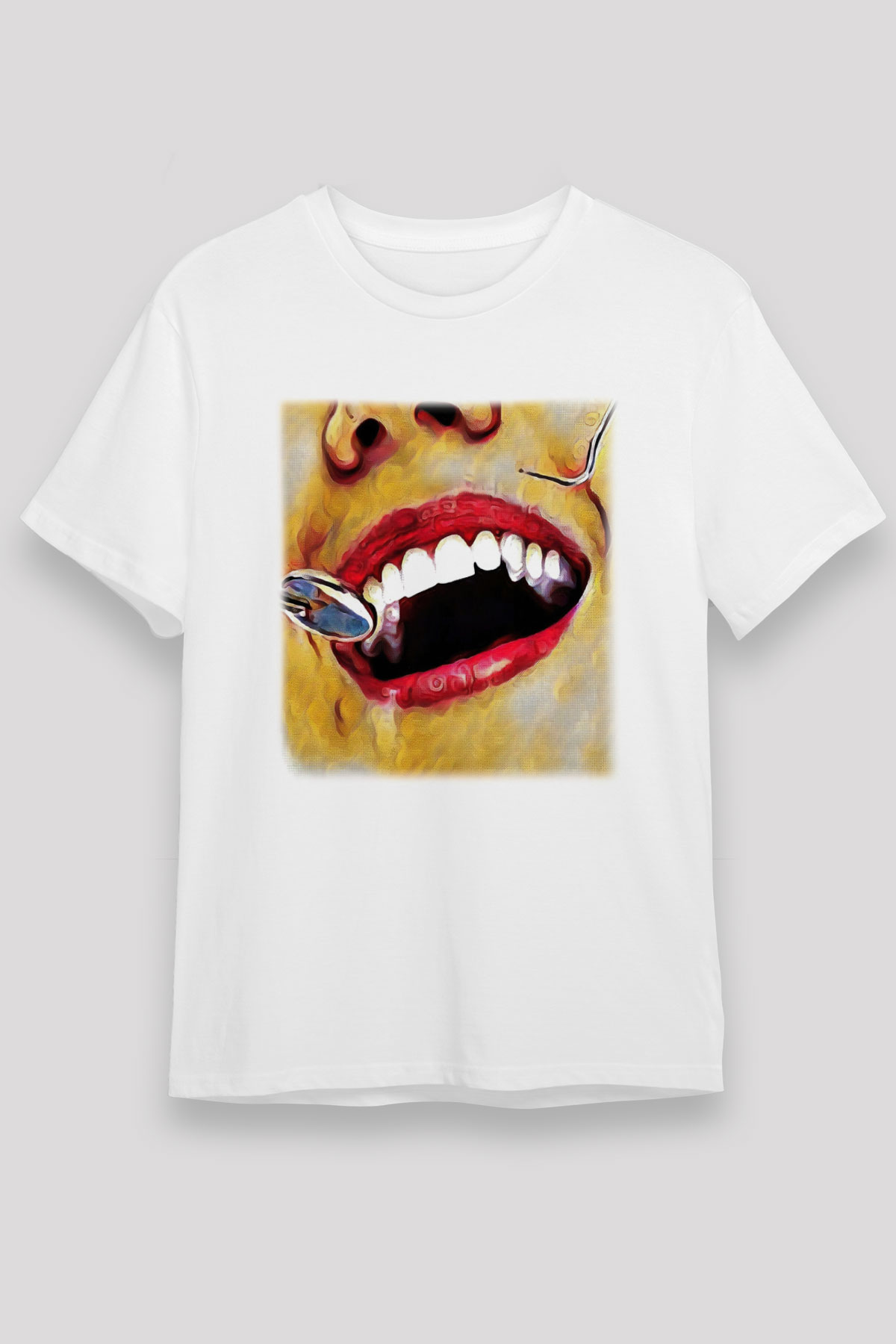 Diş hekimi Beyaz Unisex Tişört T-Shirt - TişörtFabrikası