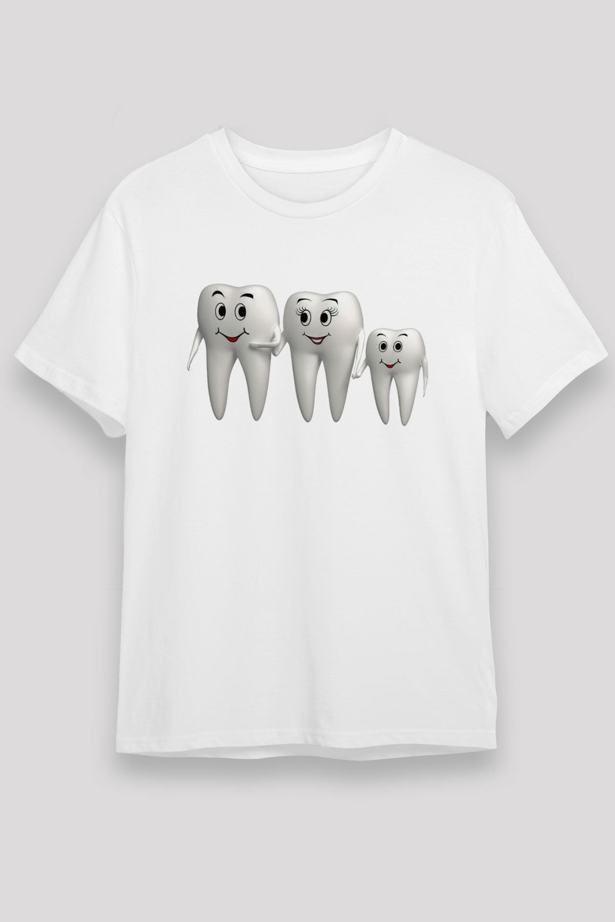 Diş hekimi Beyaz Unisex Tişört T-Shirt - TişörtFabrikası