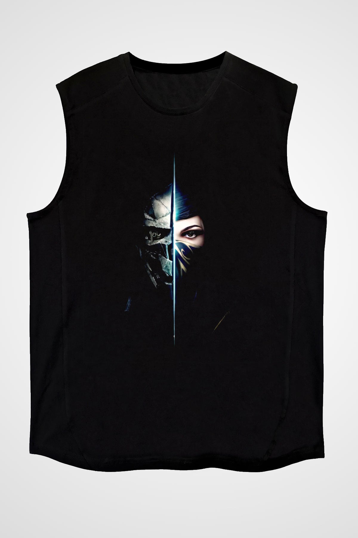 Dishonored 2 Siyah Unisex Kolsuz Tişört