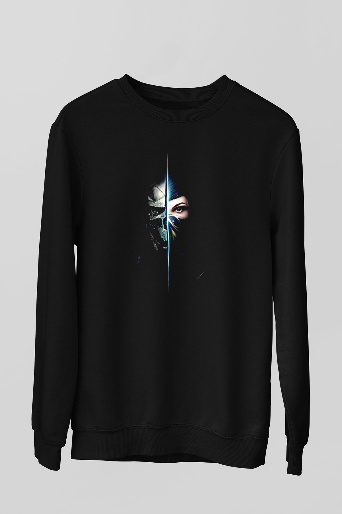 Dishonored 2 Siyah Unisex Sweatshirt