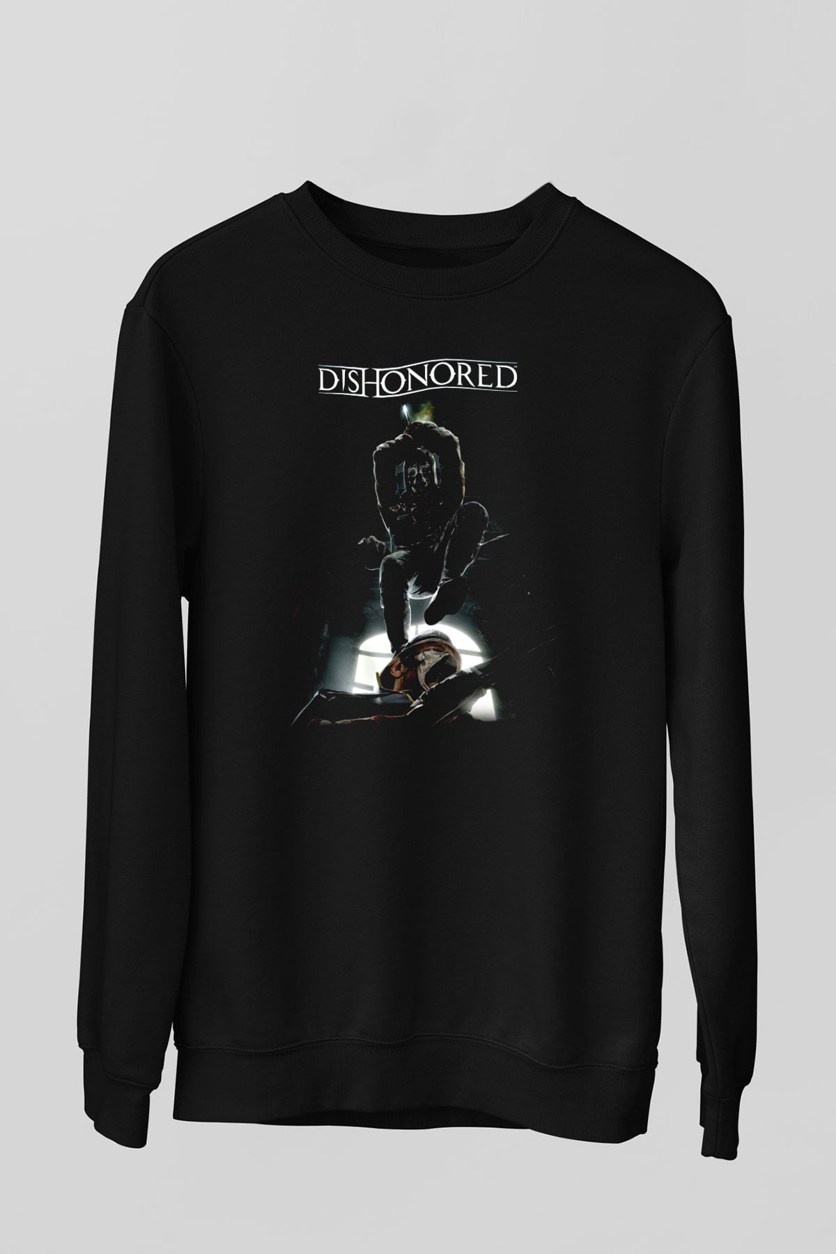 Dishonored 2 Siyah Unisex Sweatshirt