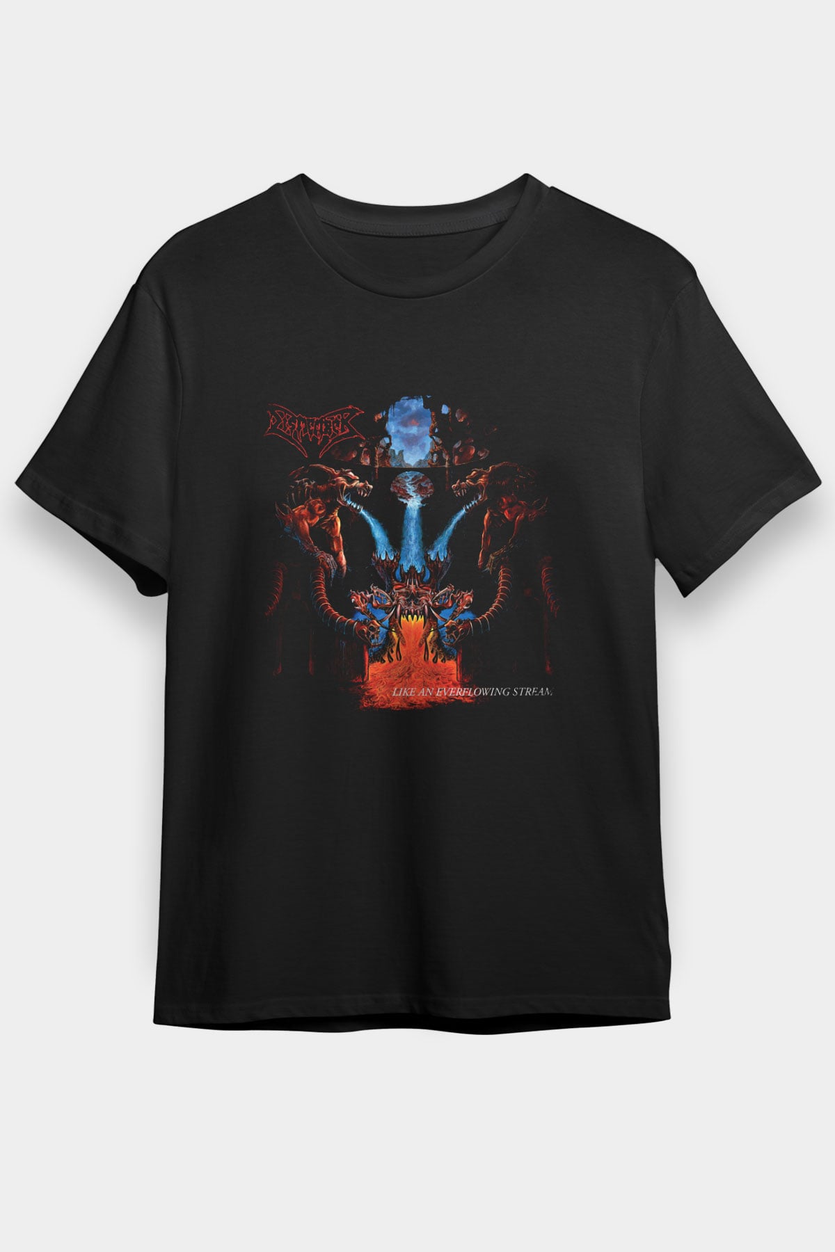 Dismember Baskılı Unisex Siyah Tişört