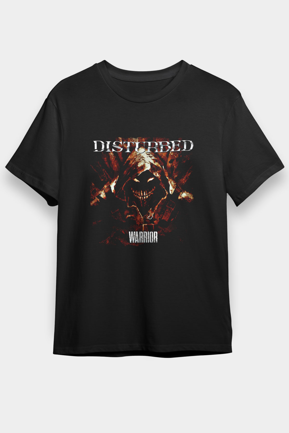 Disturbed Baskılı Unisex Siyah Tişört