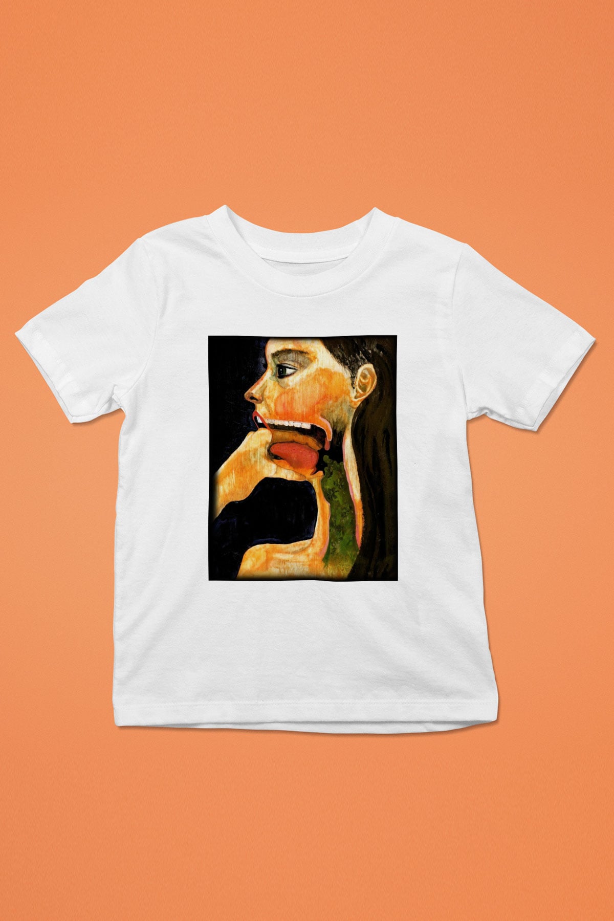 Diyetisyen Baskılı Beyaz Unisex Çocuk Tişört