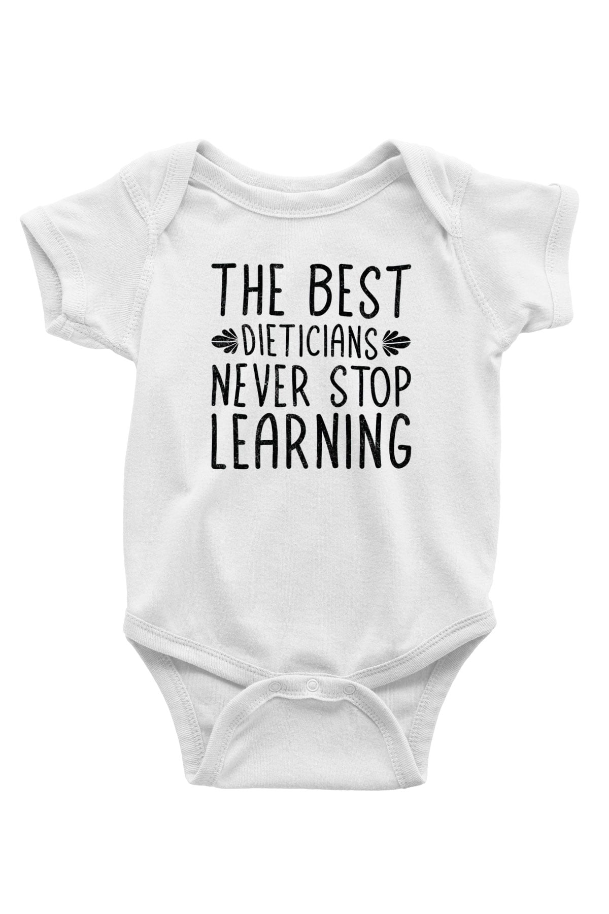 Diyetisyen Beyaz Bebek Body - Zıbın