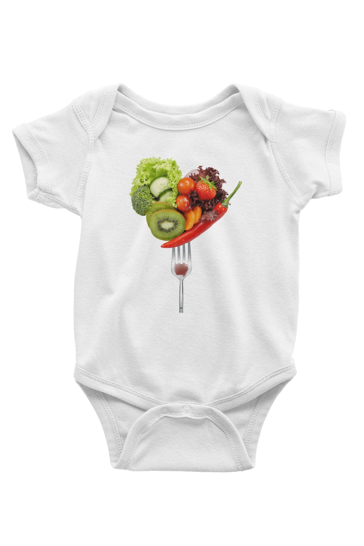 Diyetisyen Beyaz Bebek Body - Zıbın