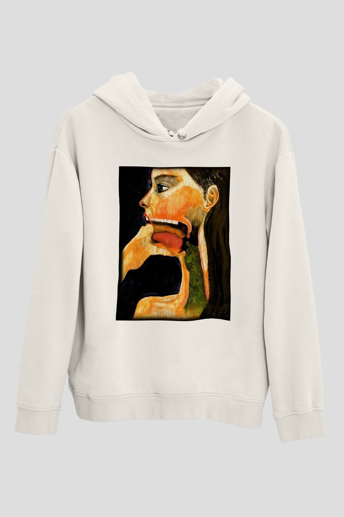 Diyetisyen Beyaz Unisex Hoodie