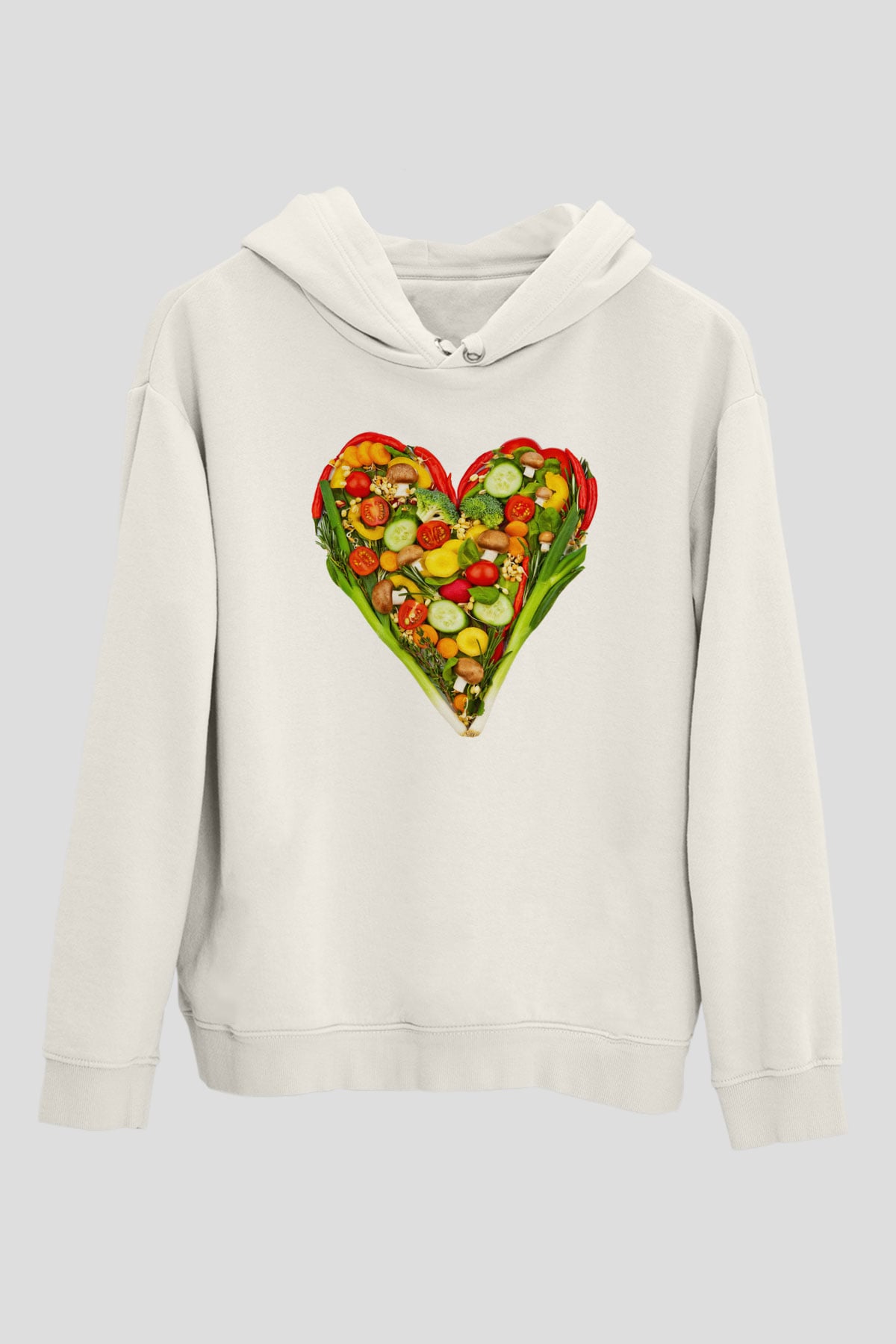 Diyetisyen Beyaz Unisex Hoodie