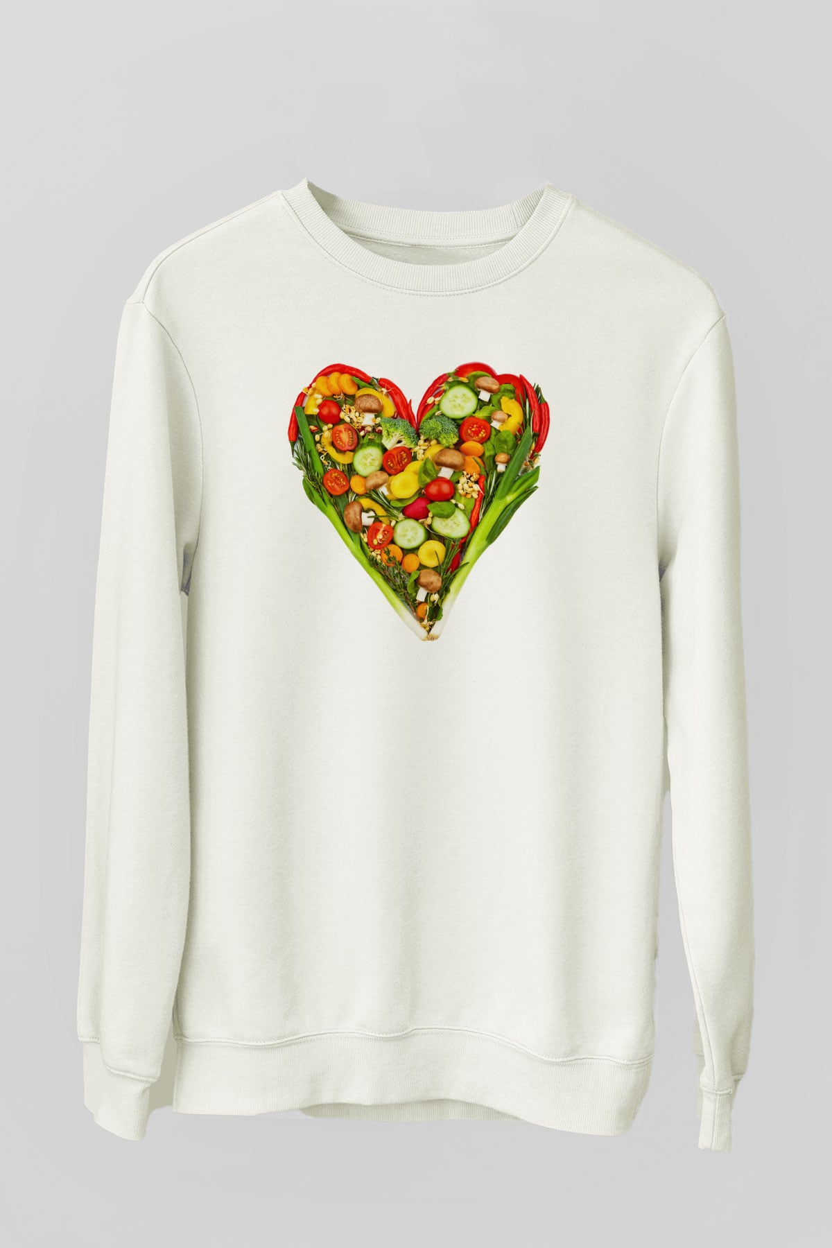 Diyetisyen Beyaz Unisex Sweatshirt