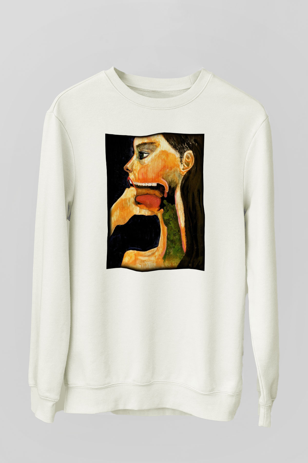 Diyetisyen Beyaz Unisex Sweatshirt