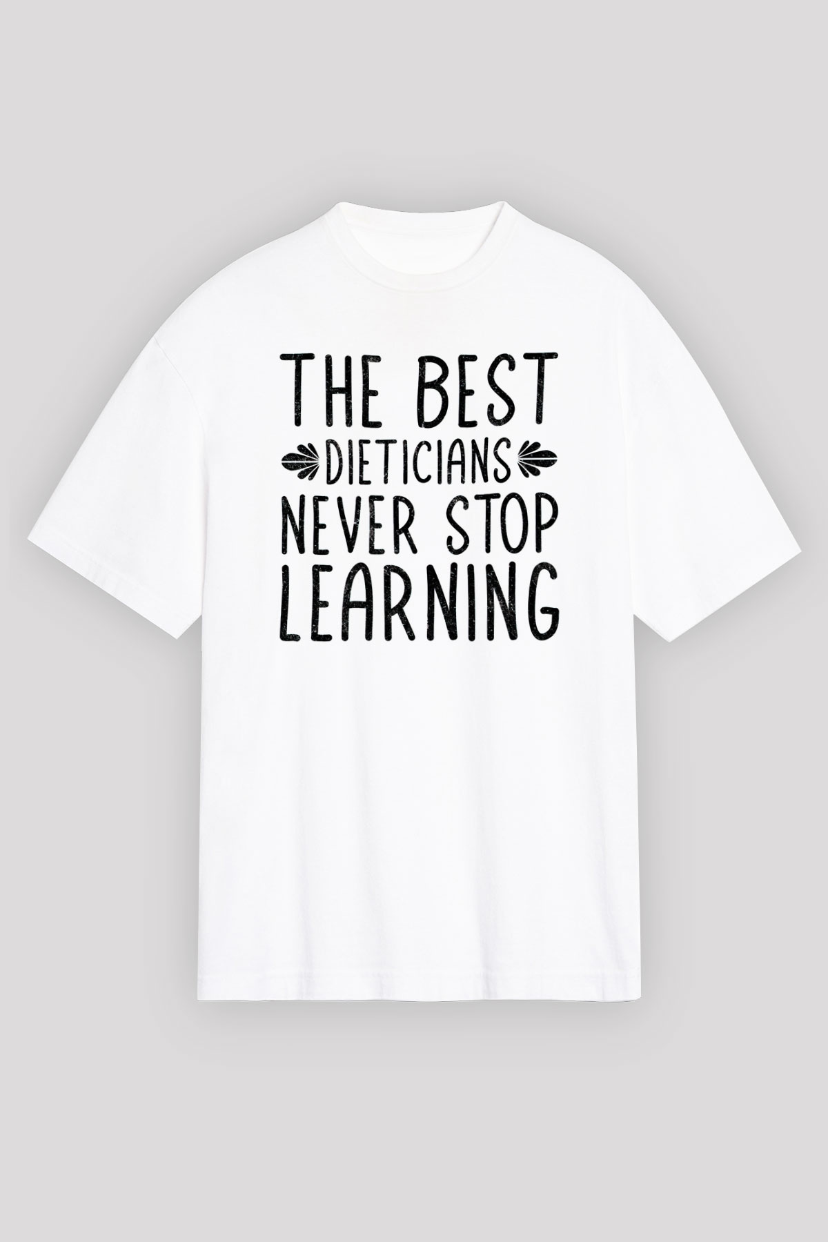 Diyetisyen Beyaz Unisex Tişört T-Shirt - TişörtFabrikası
