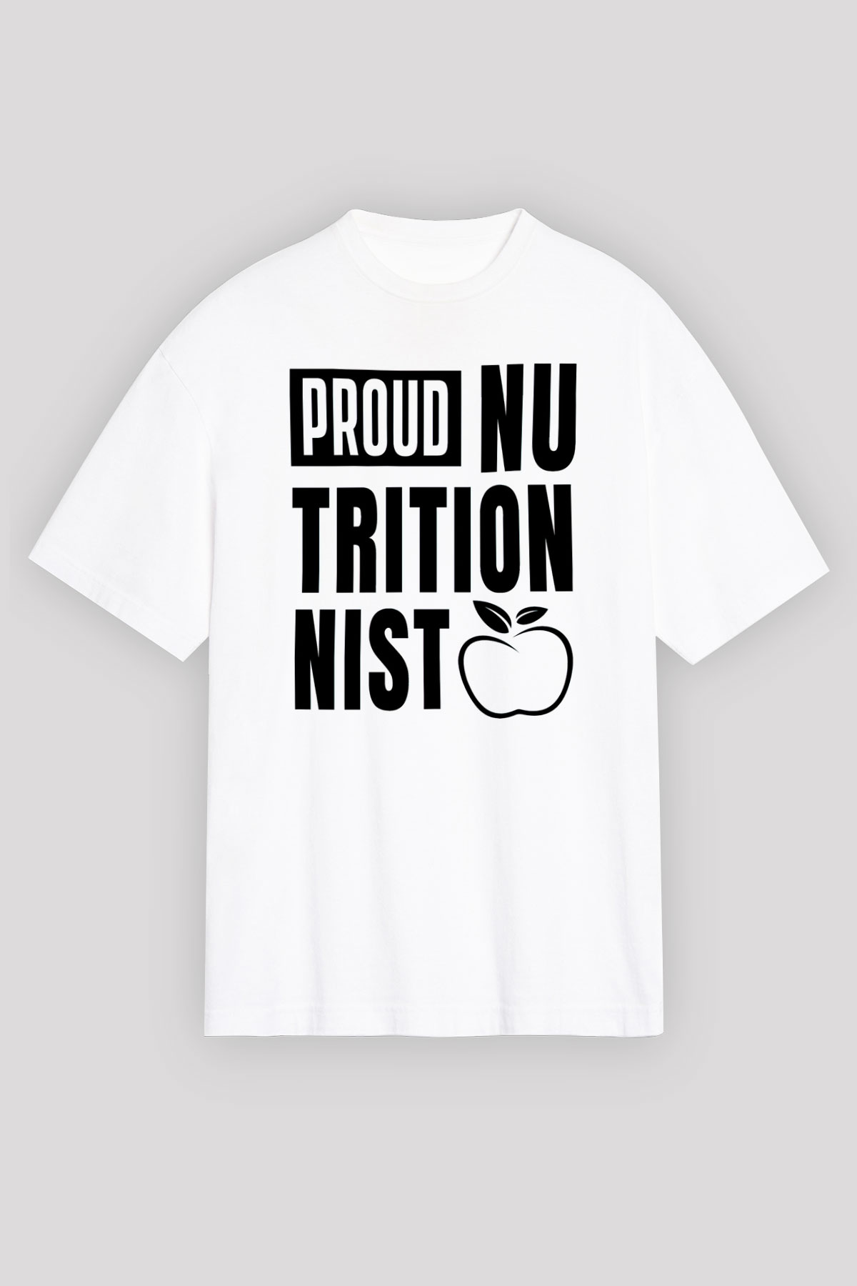 Diyetisyen Beyaz Unisex Tişört T-Shirt - TişörtFabrikası