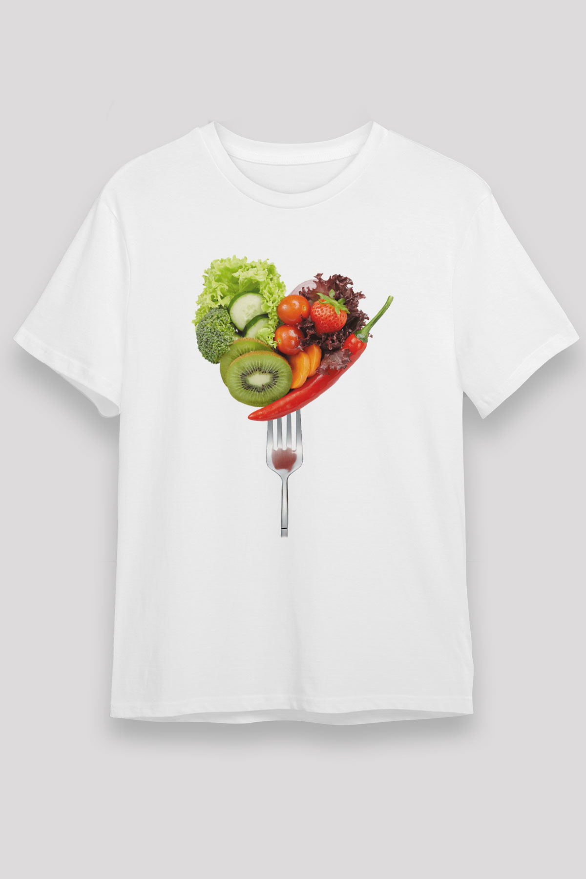 Diyetisyen Beyaz Unisex Tişört T-Shirt - TişörtFabrikası