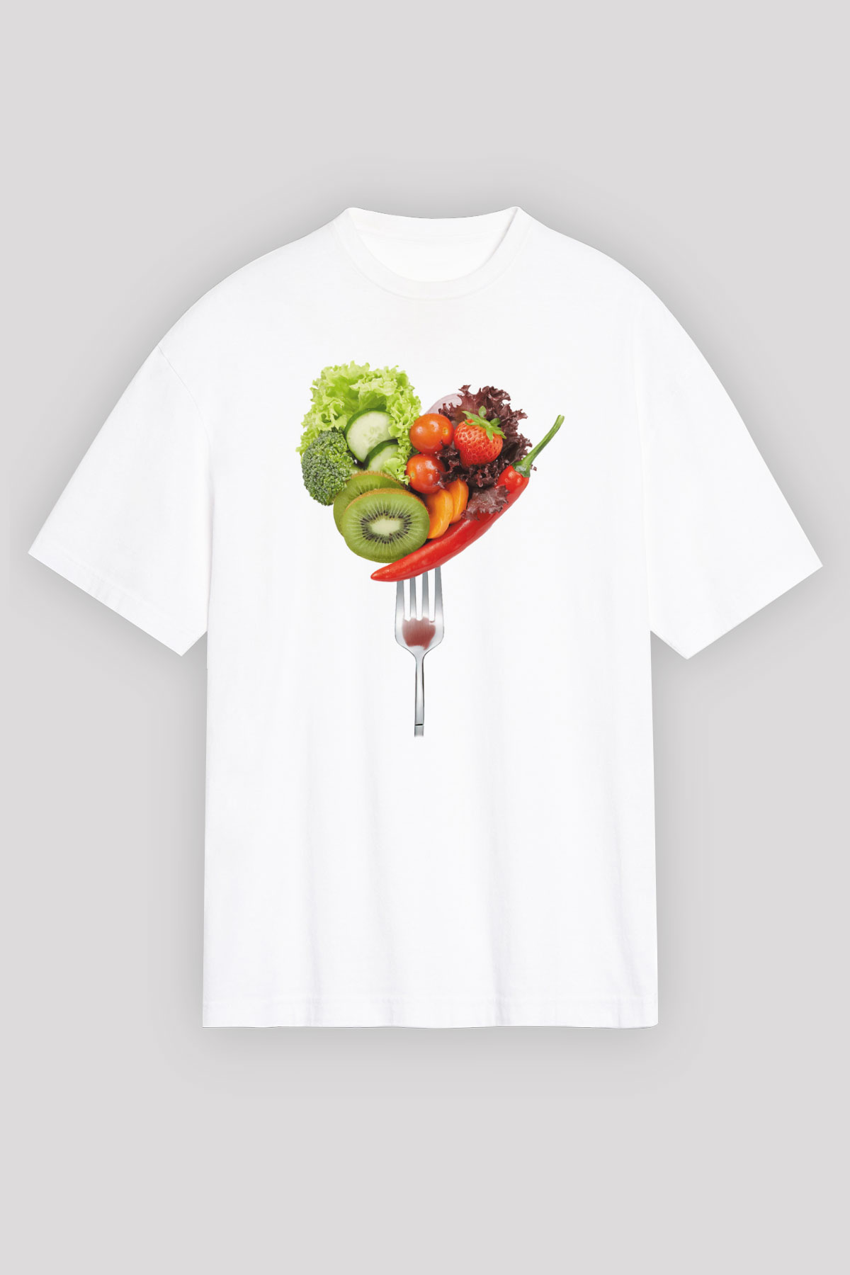 Diyetisyen Beyaz Unisex Tişört T-Shirt - TişörtFabrikası