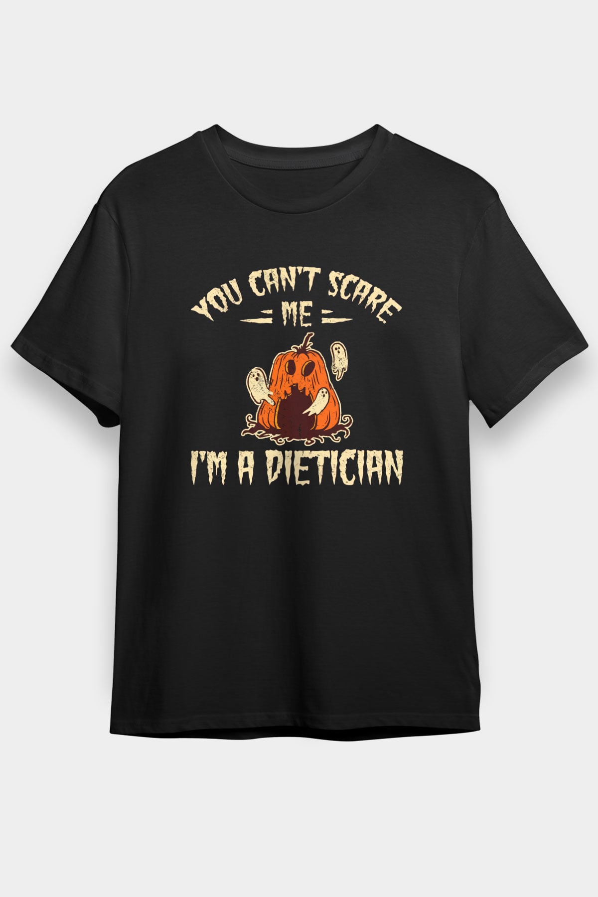 Diyetisyen Siyah Unisex Tişört T-Shirt - TişörtFabrikası