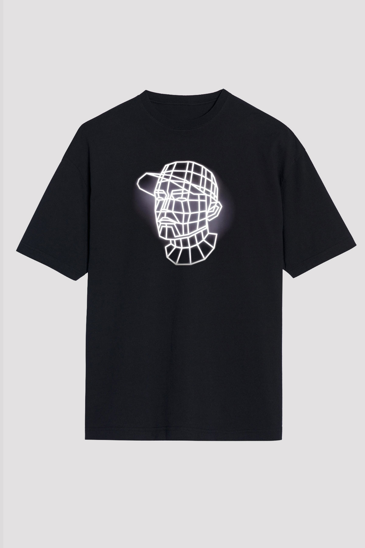 DJ Siyah Unisex Oversize Tişört T-Shirt