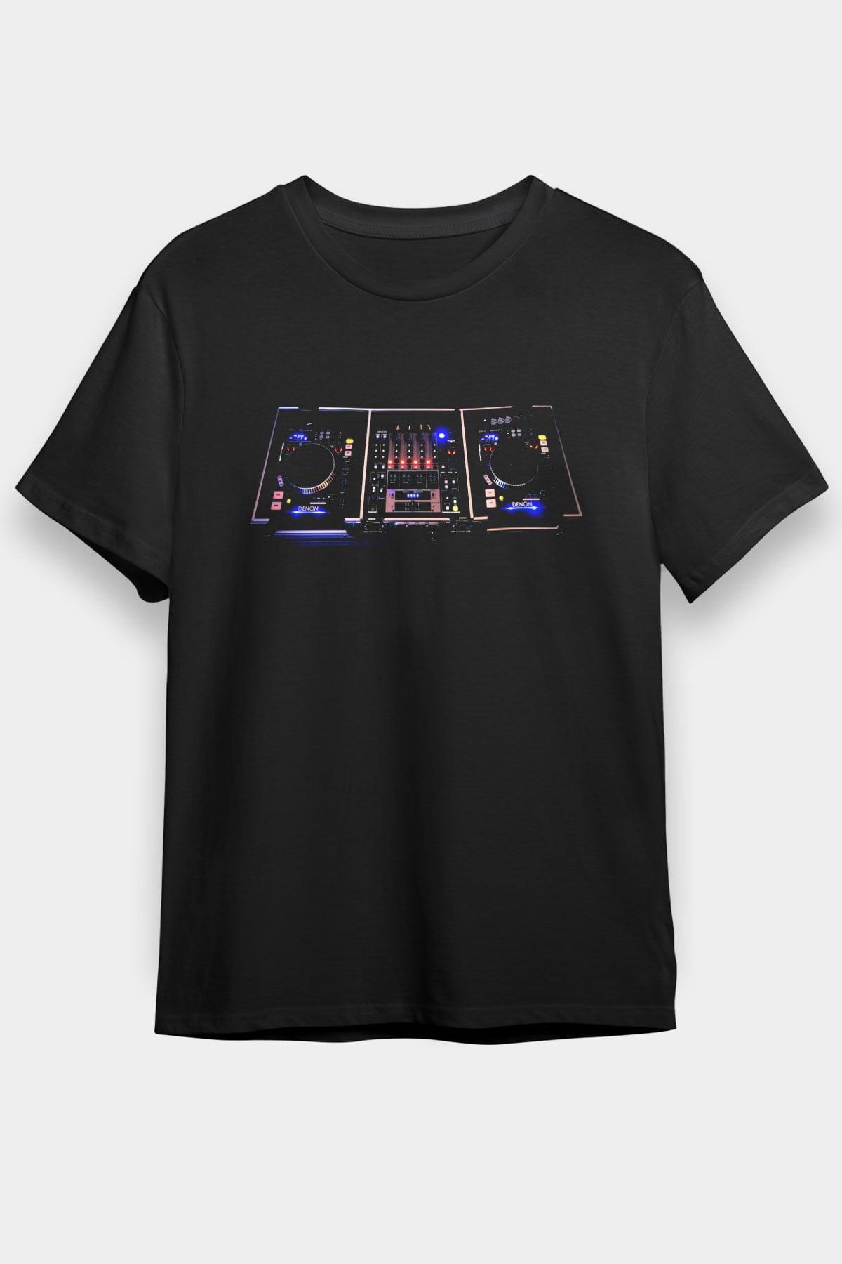 DJ Siyah Unisex Tişört T-Shirt - TişörtFabrikası