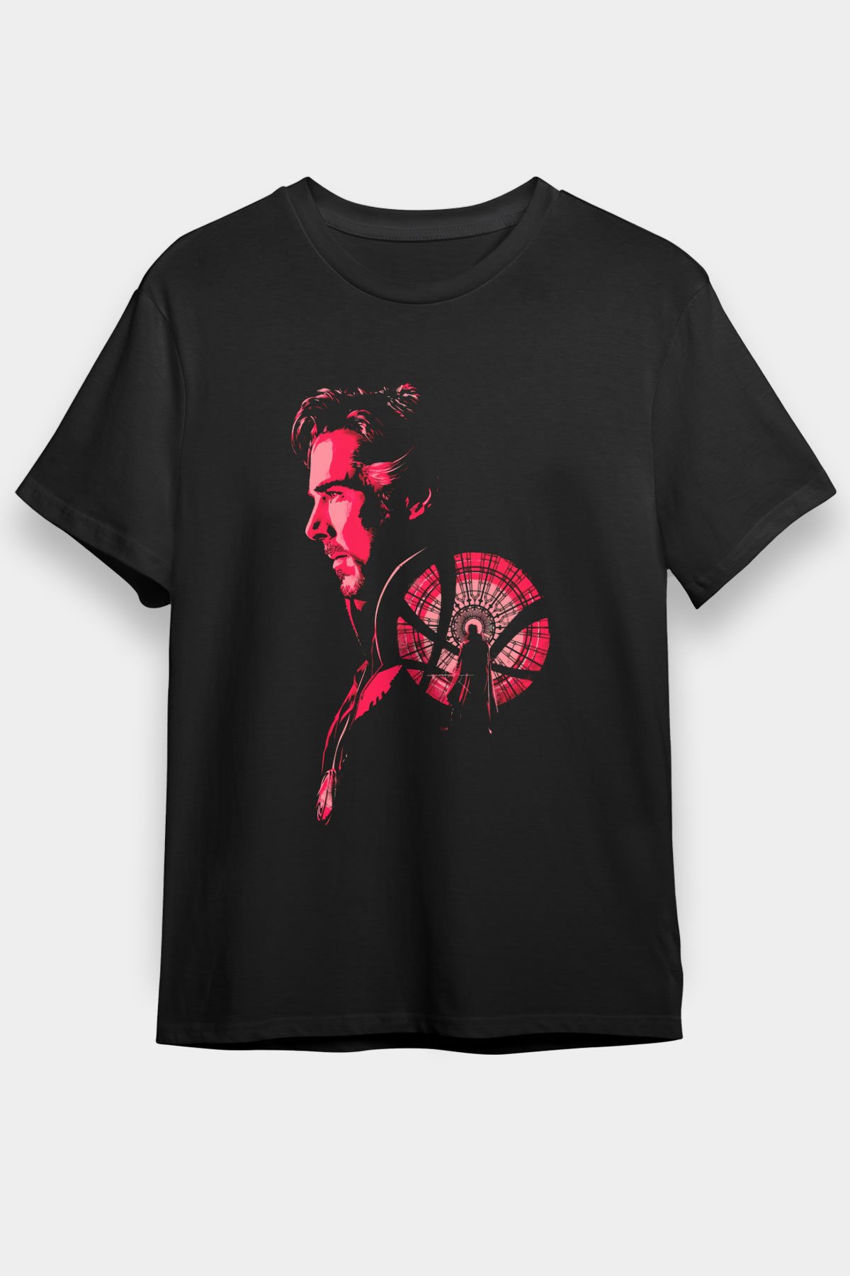 Doctor Strange Siyah Unisex Graphic Tee - STREETWEAR