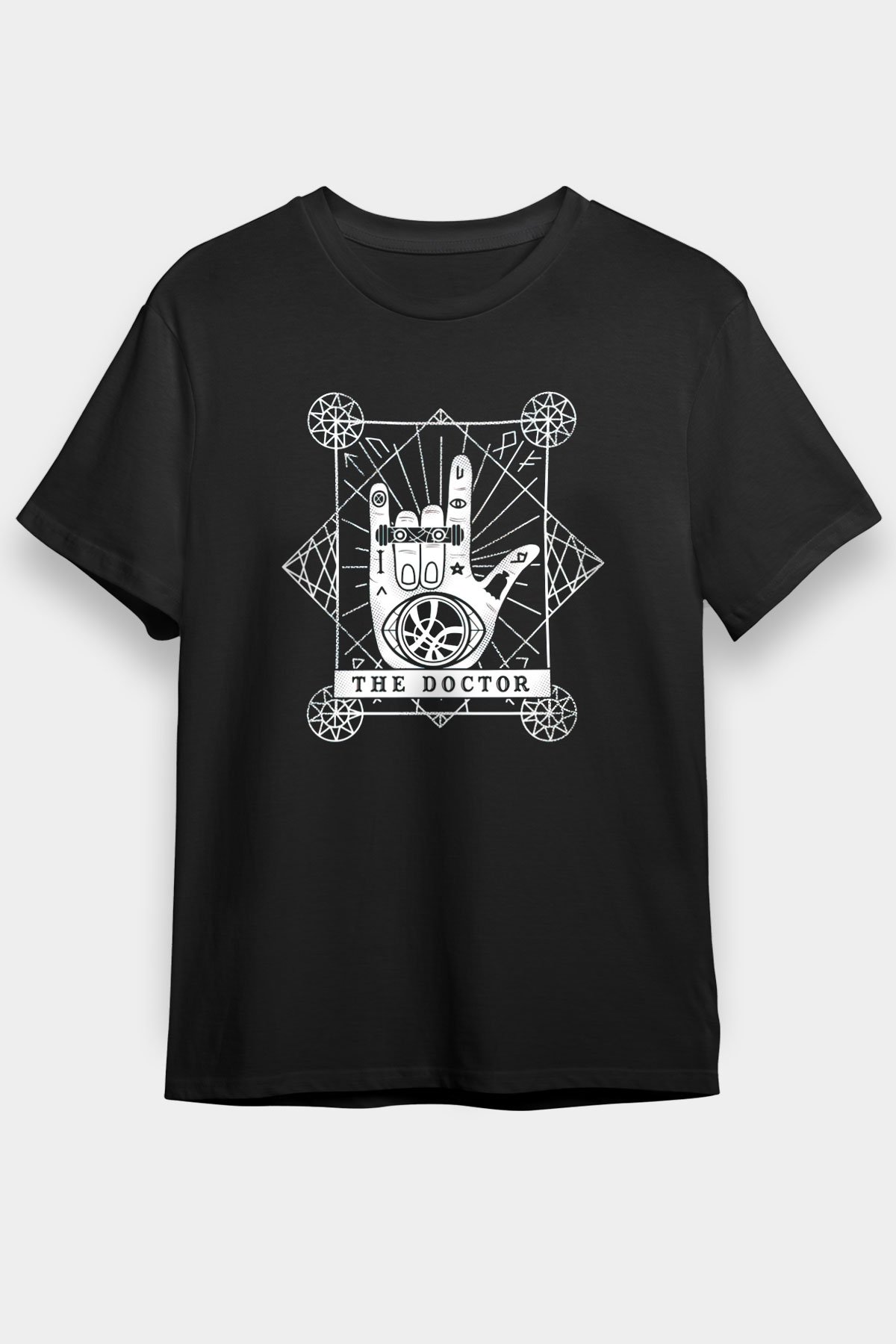 Doctor Strange Siyah Unisex Graphic Tee - STREETWEAR