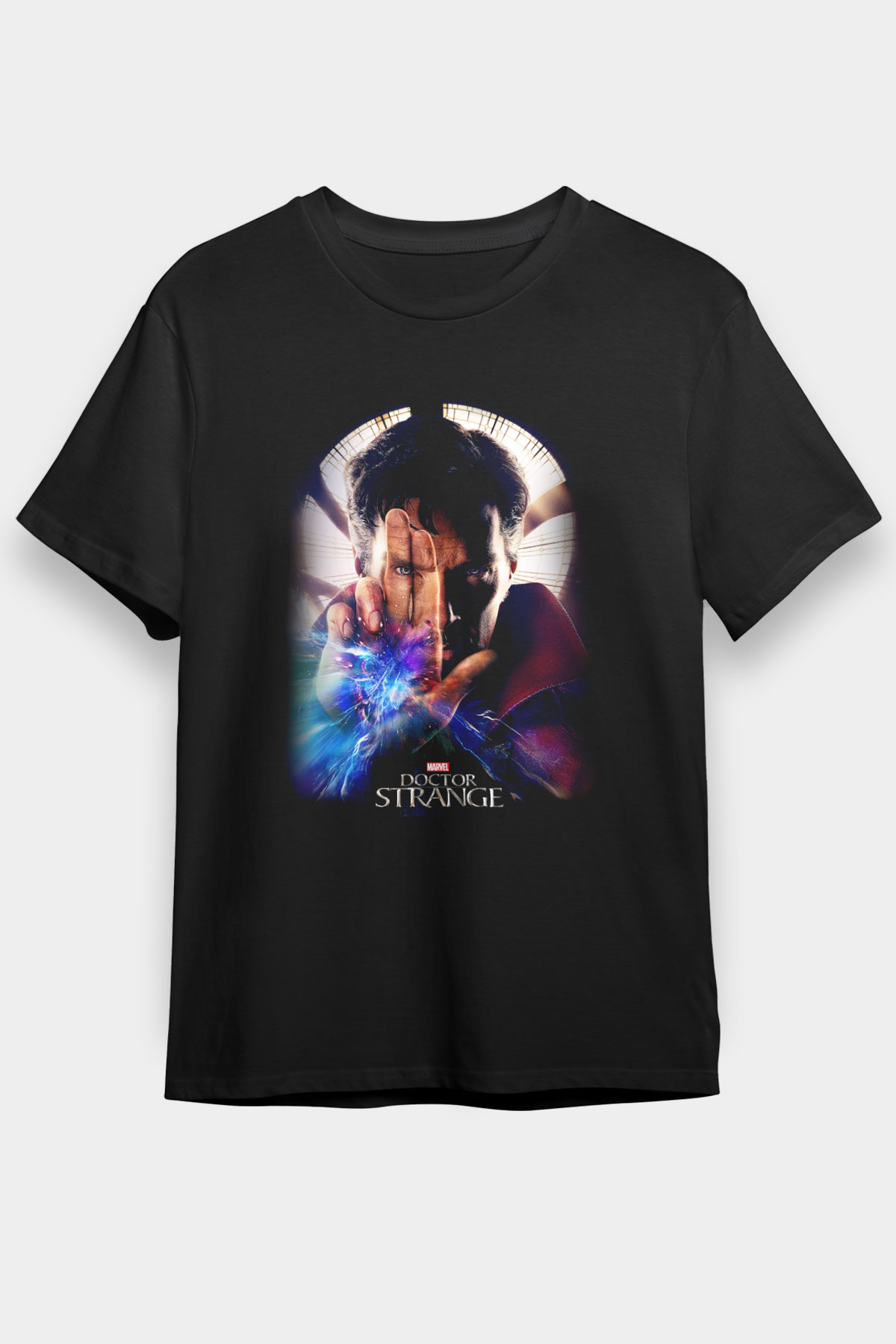 Doctor Strange Siyah Unisex Graphic Tee - STREETWEAR