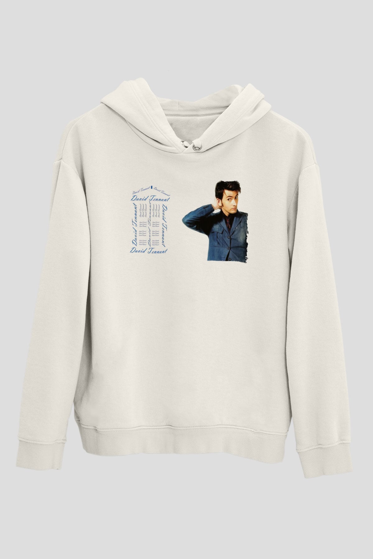 Doctor Who Beyaz Unisex Hoodie