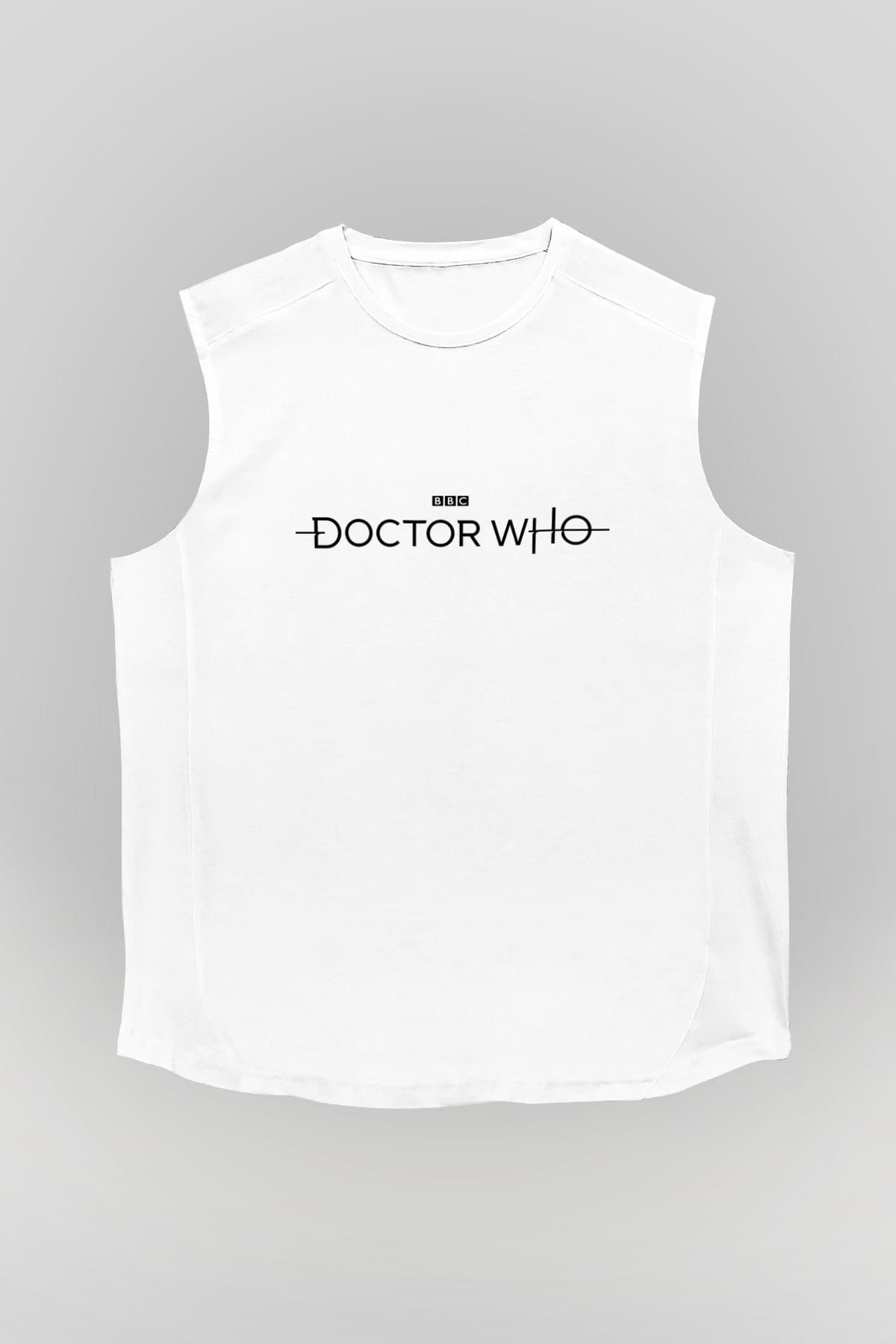 Doctor Who Beyaz Unisex Kolsuz Tişört