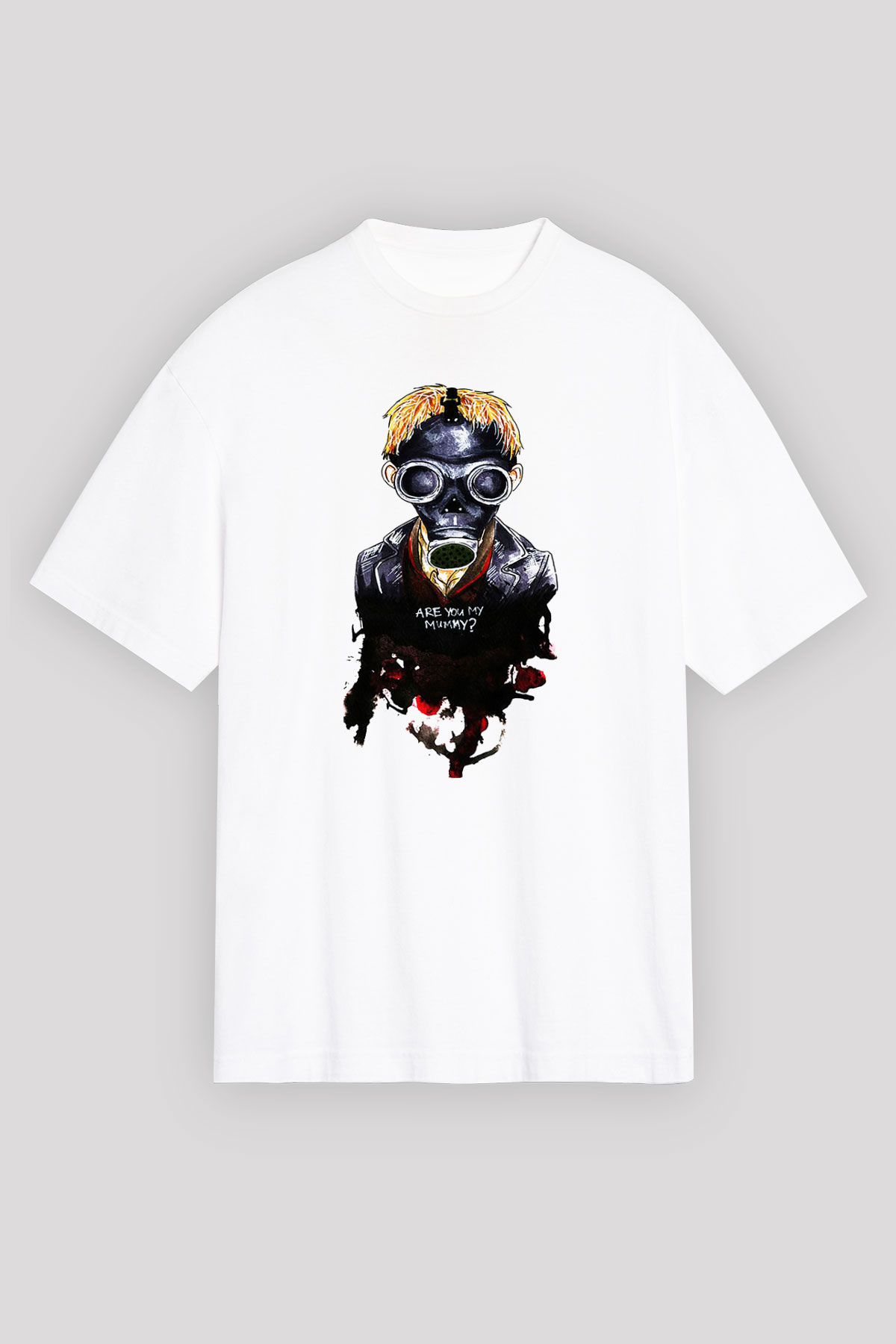 Doctor Who Beyaz Unisex Oversize Tişört T-Shirt