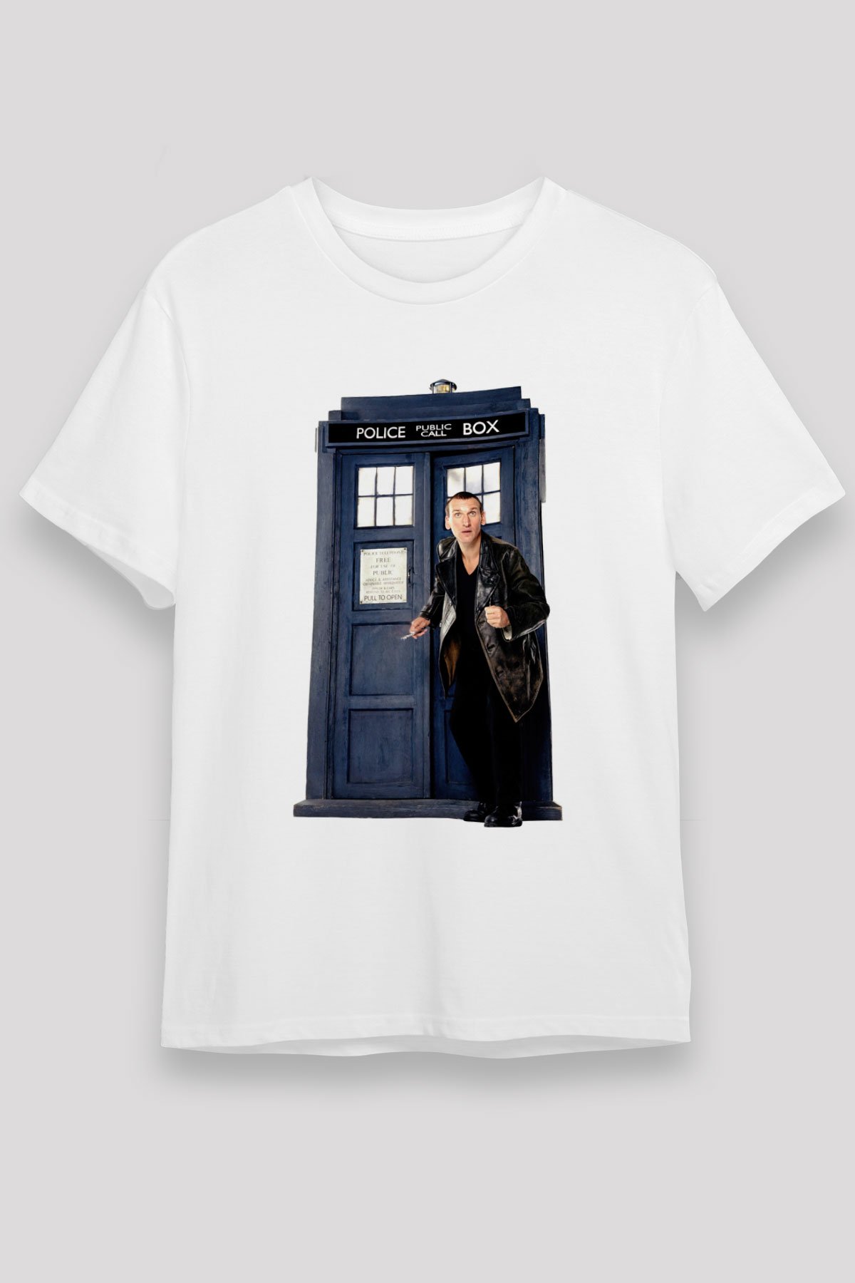 Doctor Who White Unisex Graphic Tee - STREETWEAR