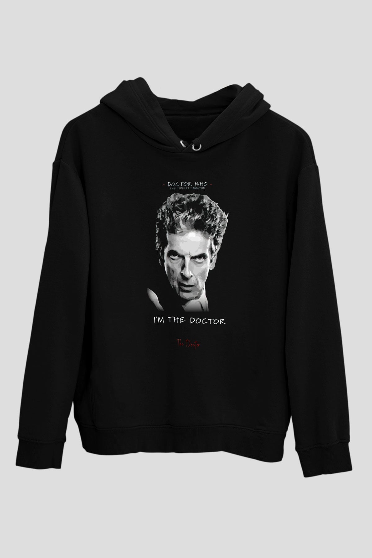 Doctor Who Siyah Unisex Hoodie