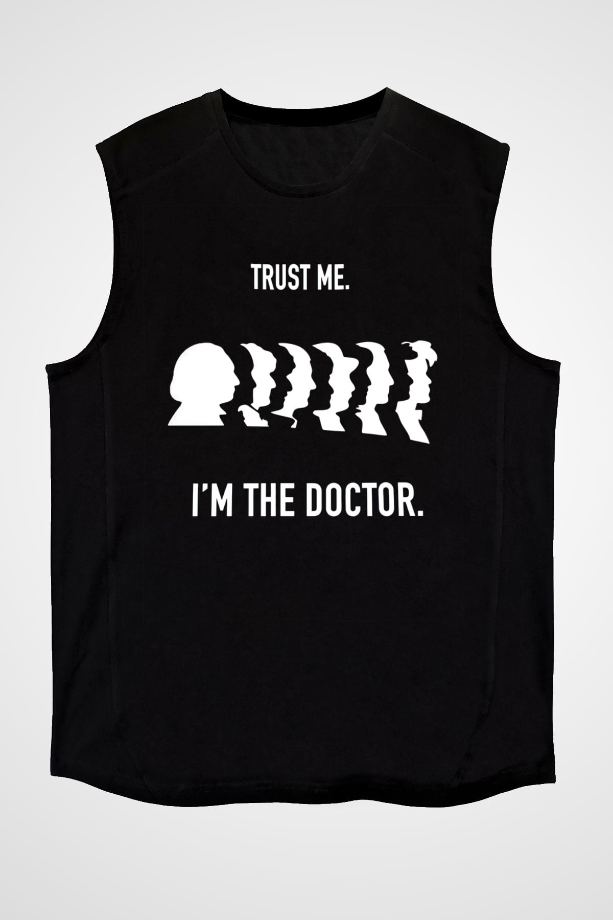 Doctor Who Siyah Unisex Kolsuz Tişört