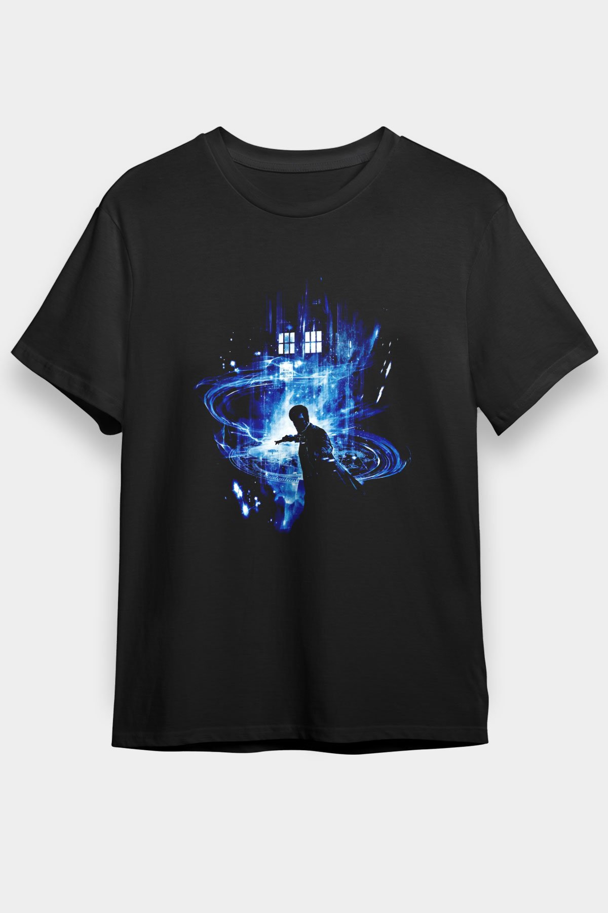 Doctor Who Black Unisex Graphic Tee - STREETWEAR