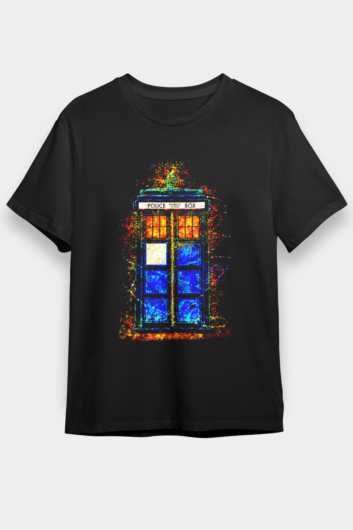 Doctor Who Black Unisex Graphic Tee - STREETWEAR