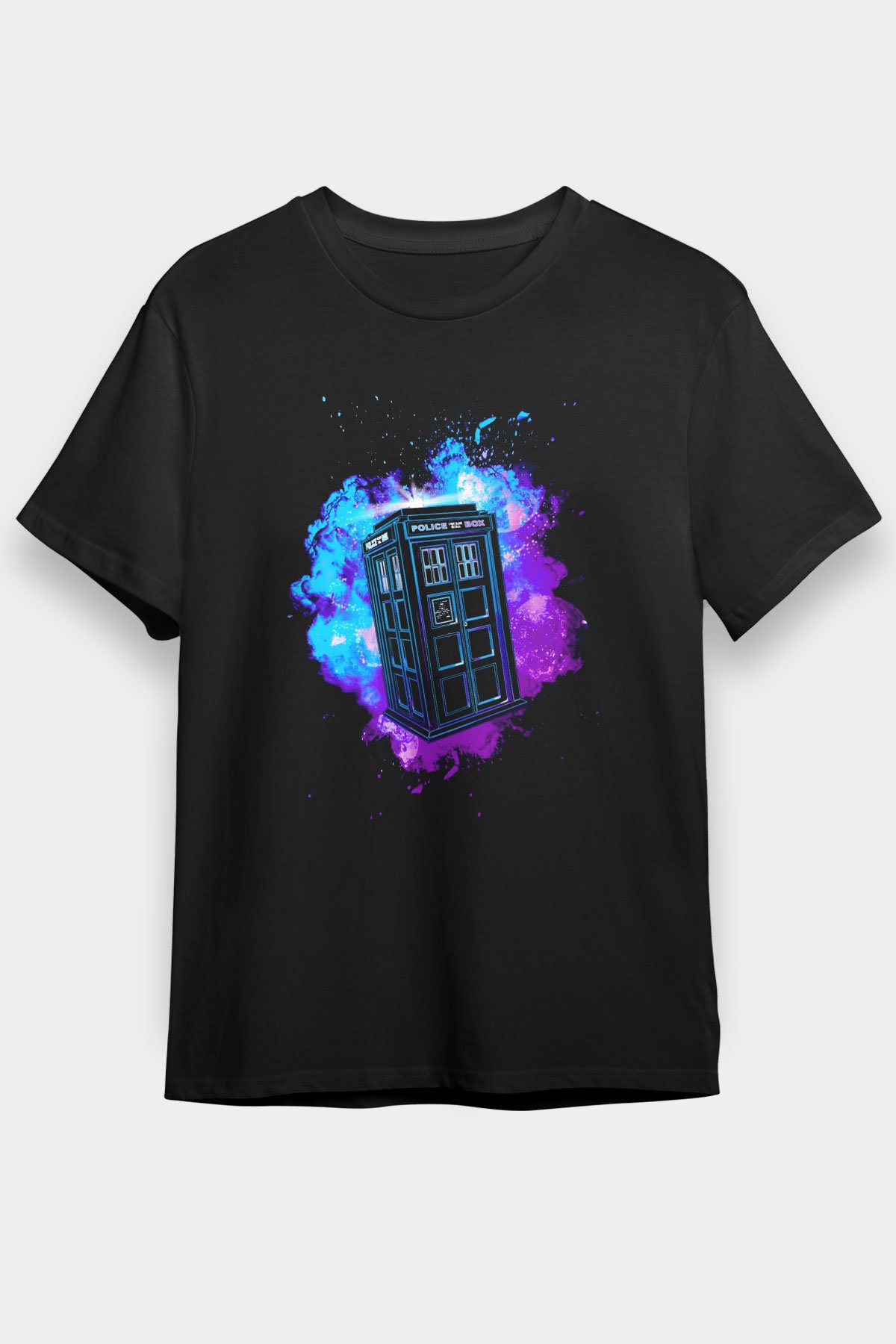 Doctor Who Black Unisex Graphic Tee - STREETWEAR