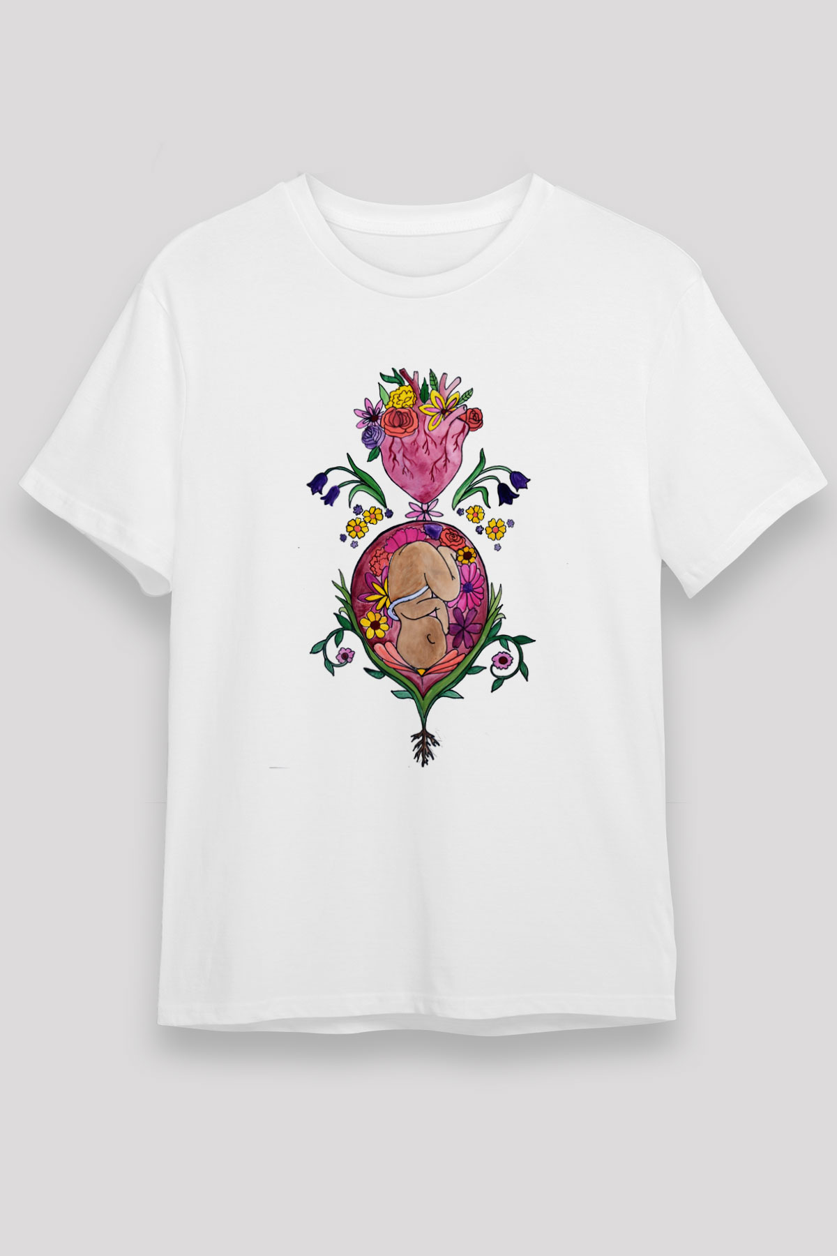 Doğum uzmanı Beyaz Unisex Tişört T-Shirt - TişörtFabrikası
