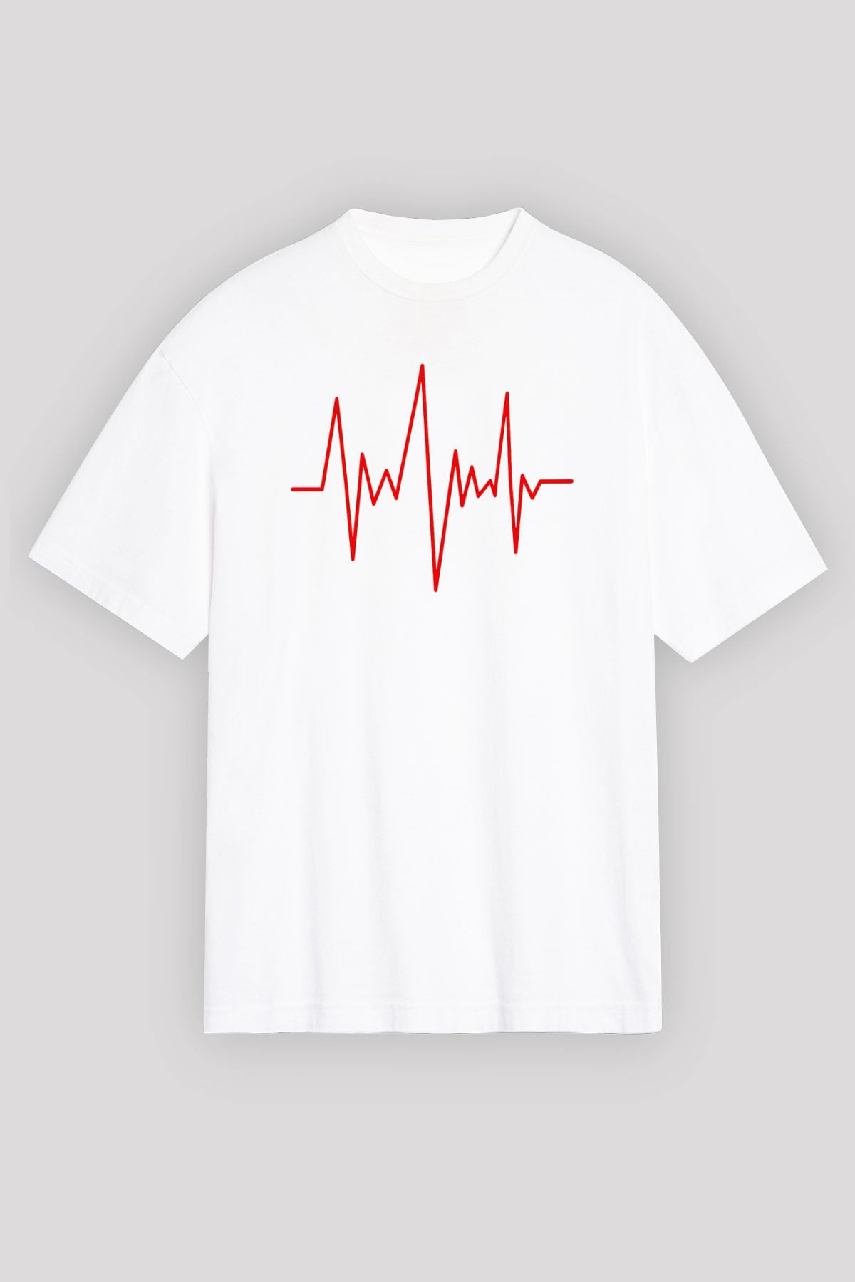 Doktor Beyaz Unisex Oversize Tişört T-Shirt