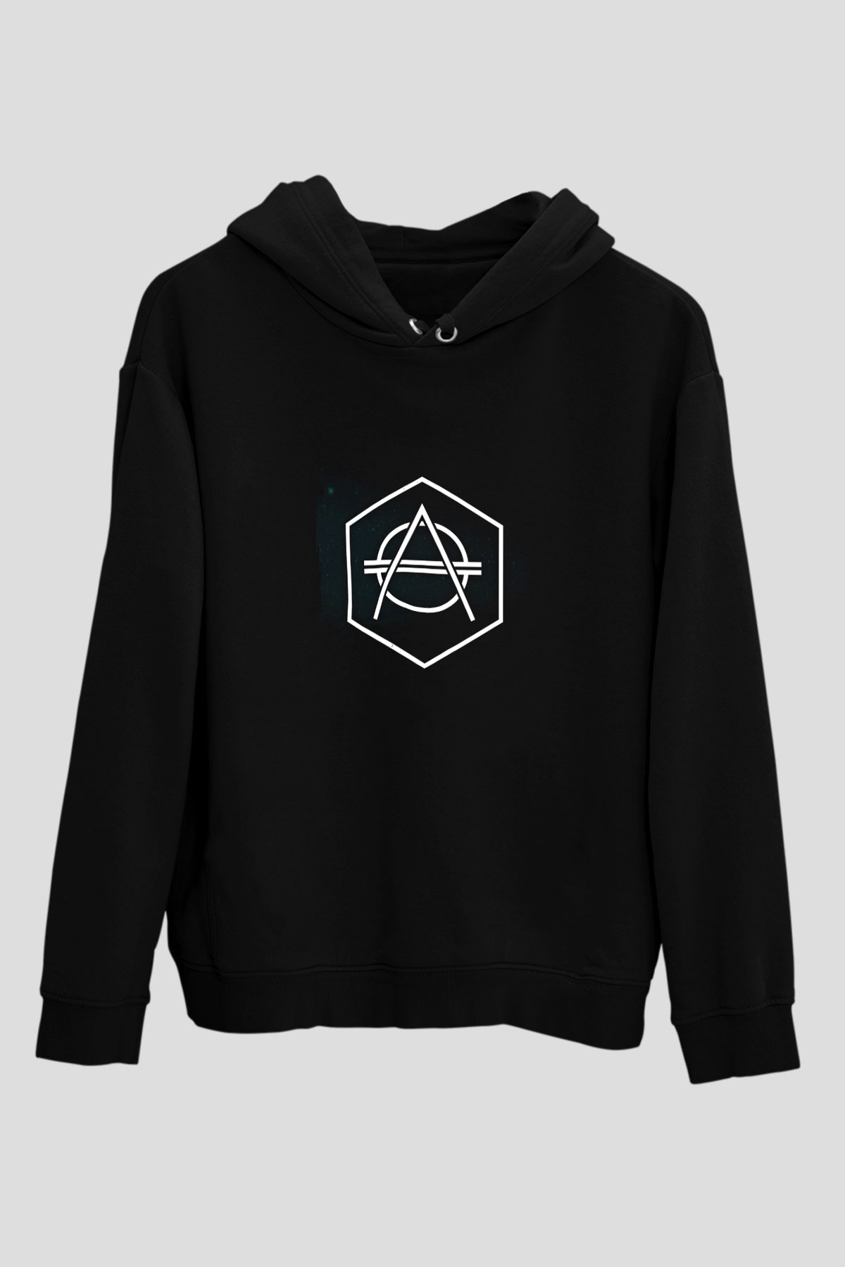 Don Diablo Baskılı Unisex Siyah Hoodie