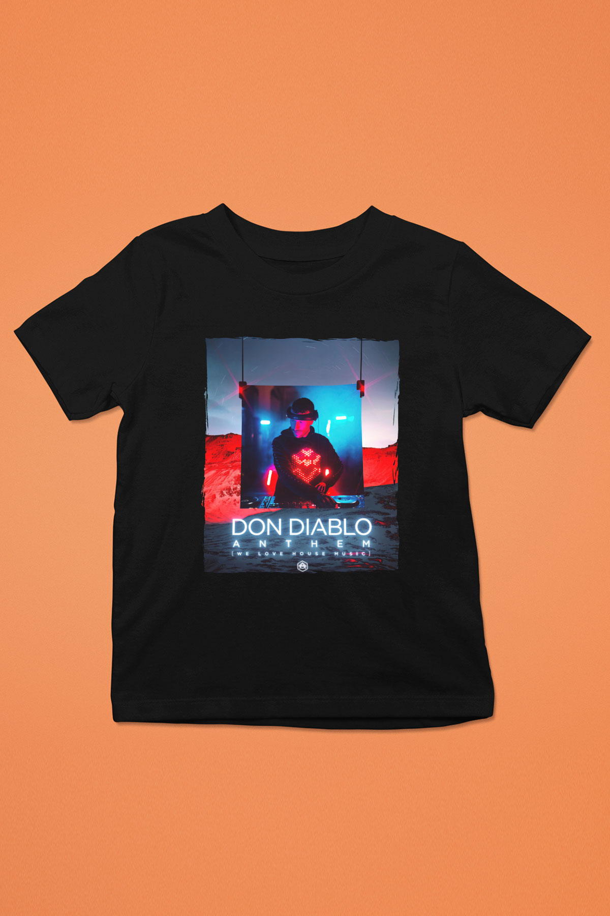 Don Diablo Siyah Unisex Çocuk Tişört