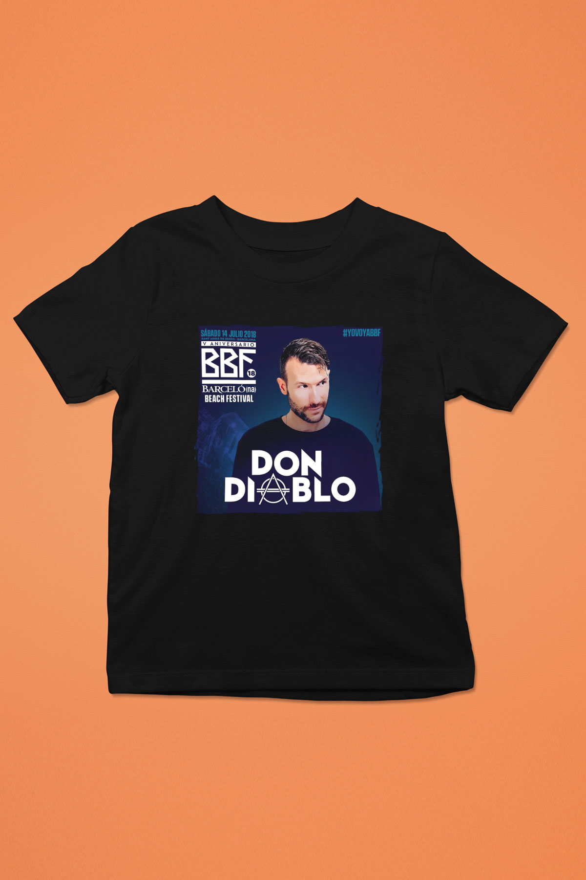 Don Diablo Siyah Unisex Çocuk Tişört