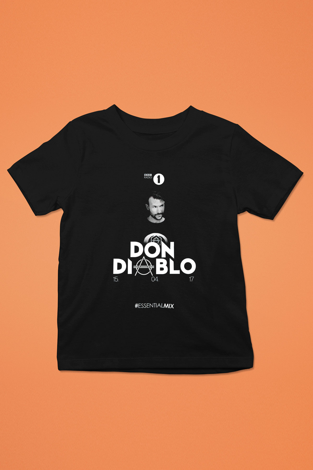 Don Diablo Siyah Unisex Çocuk Tişört