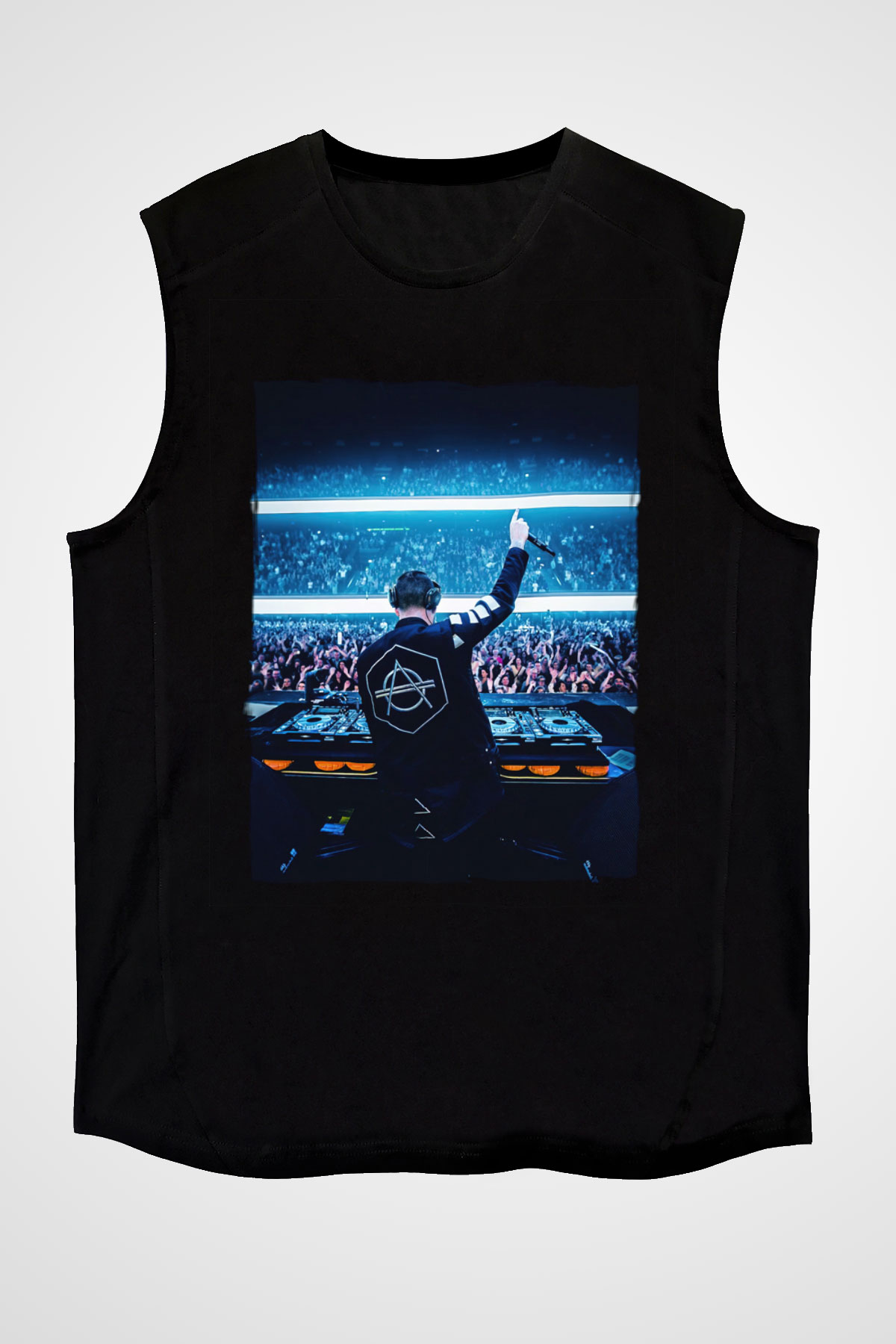 Don Diablo Siyah Unisex Kolsuz Tişört